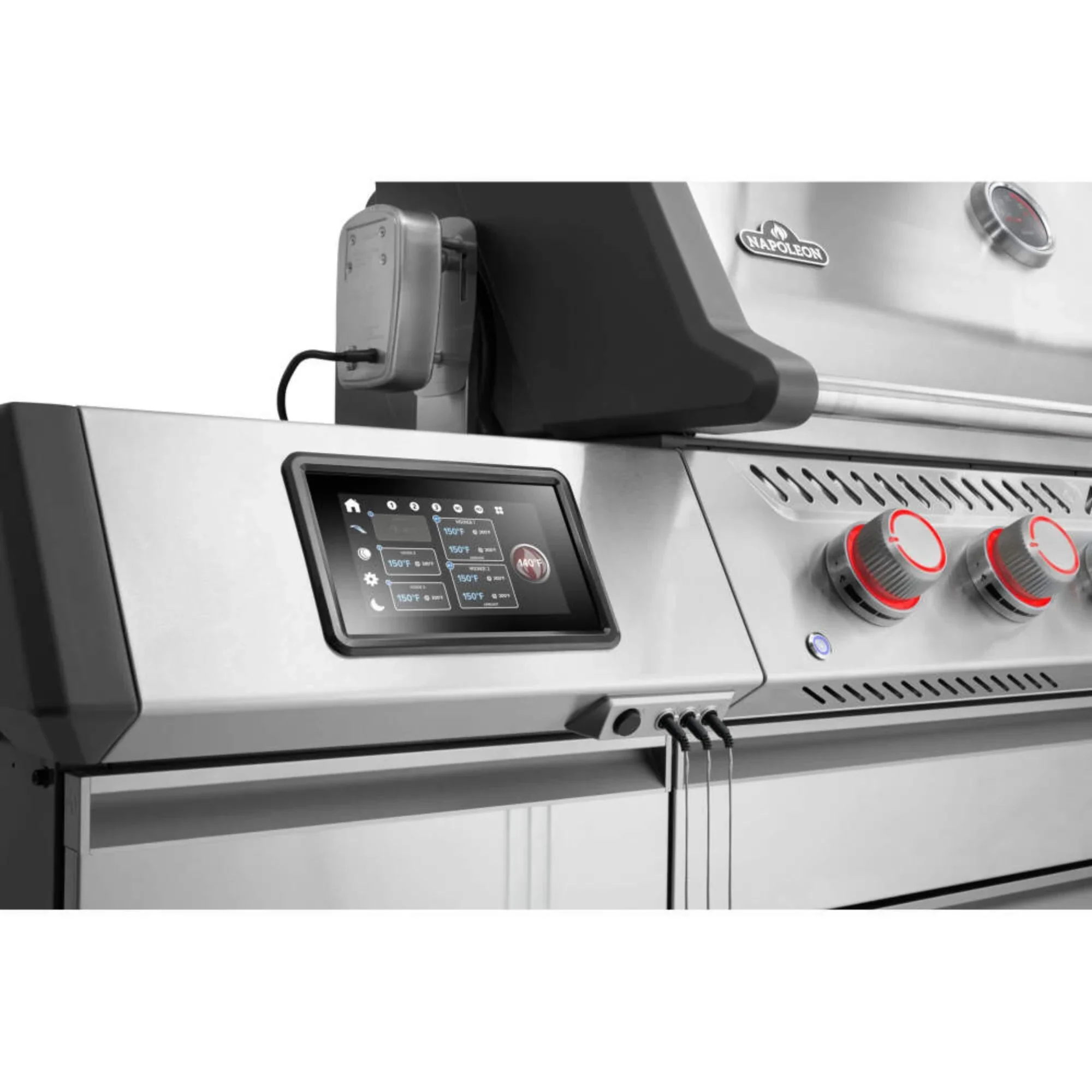 Napoleon Prestige PRO 665 Elite Freestanding Gas Grill with Smart Technology & Electric Smoker Box - Image 16