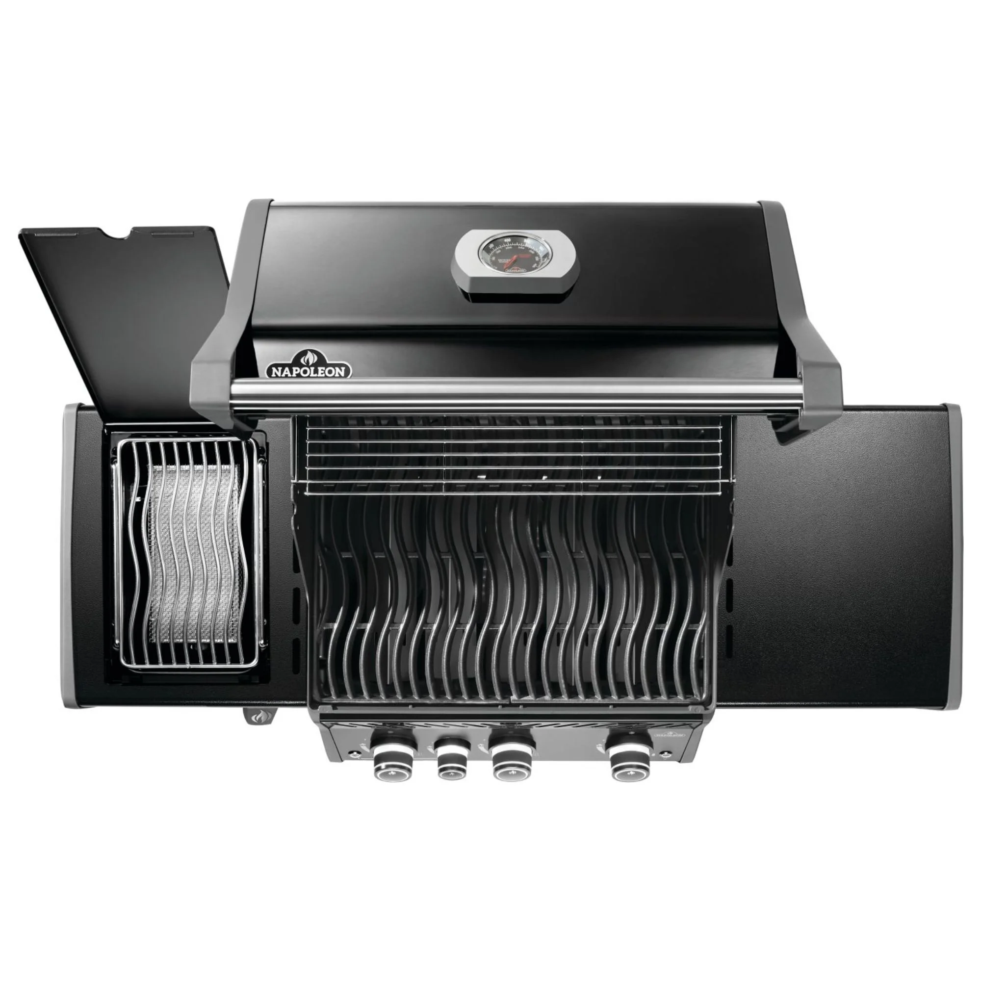 Napoleon Rogue® PRO 425 SIB Black Freestanding Gas Grill w/ Infrared Side Burner - Image 3