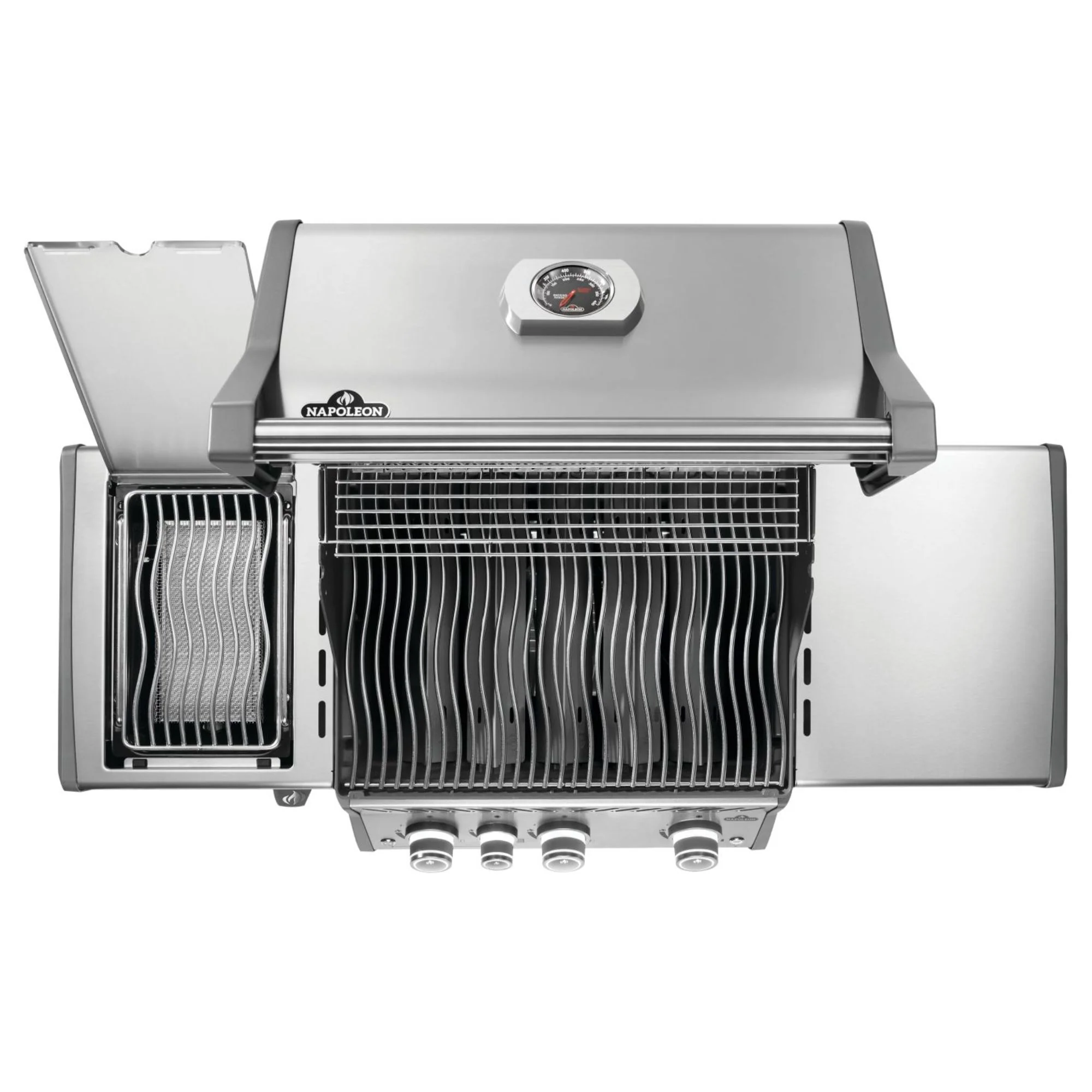 Napoleon Rogue® PRO 425 SIB Stainless Steel Freestanding Gas Grill w/ Infrared Side Burner - Image 3