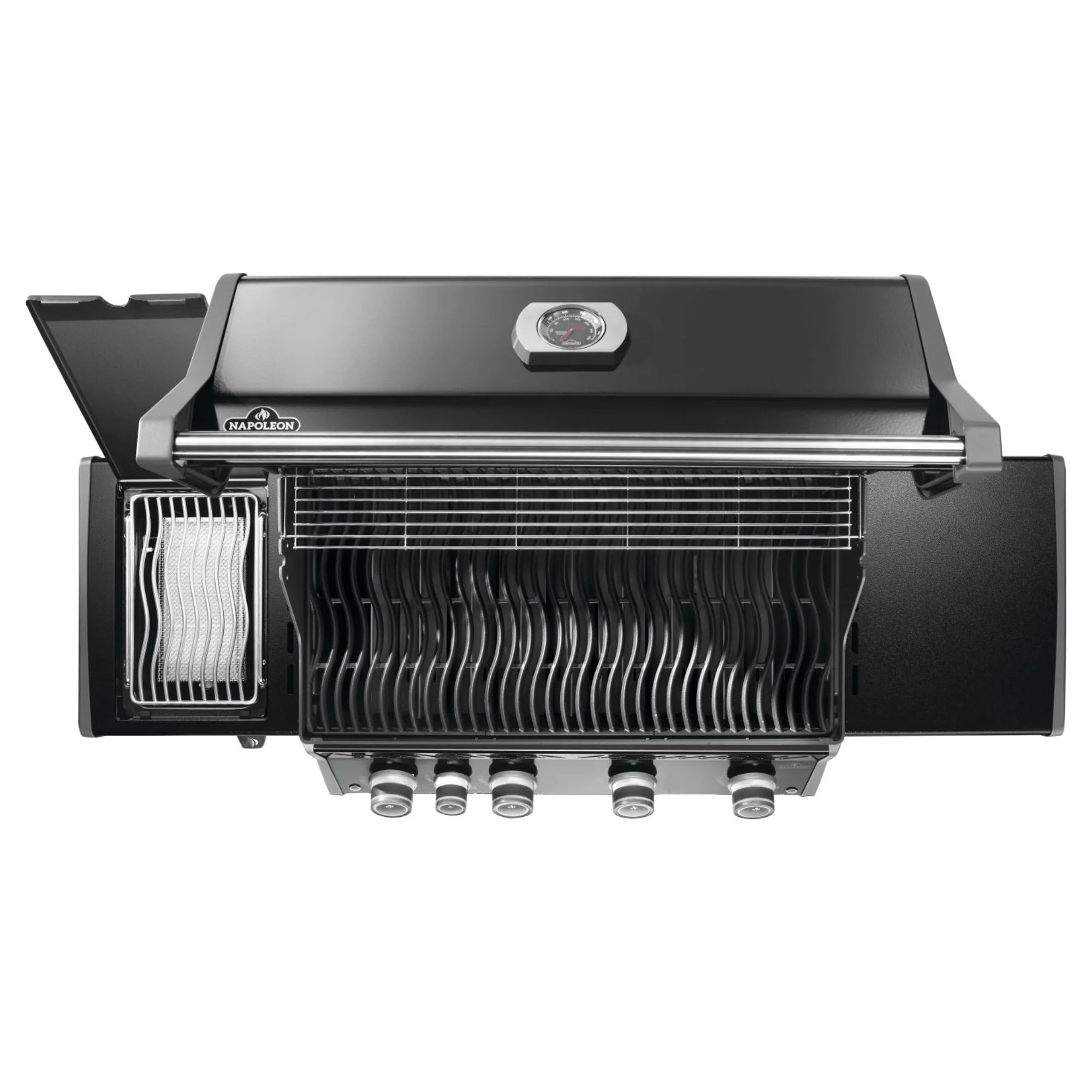 Napoleon Rogue® PRO 525 SIB Black Freestanding Gas Grill w/ Infrared Side Burner - Image 3