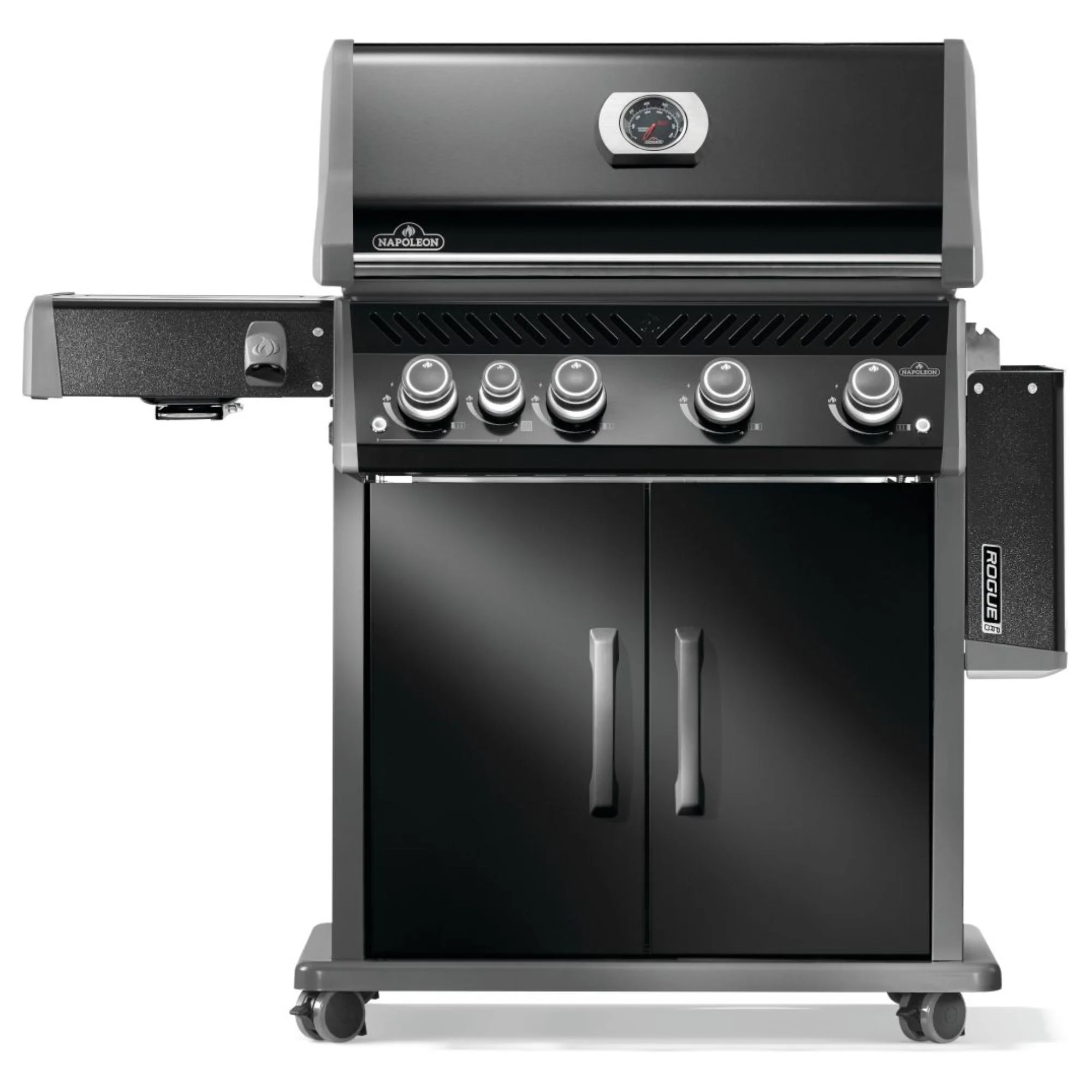 Napoleon Rogue® PRO 525 SIB Black Freestanding Gas Grill w/ Infrared Side Burner - Image 4