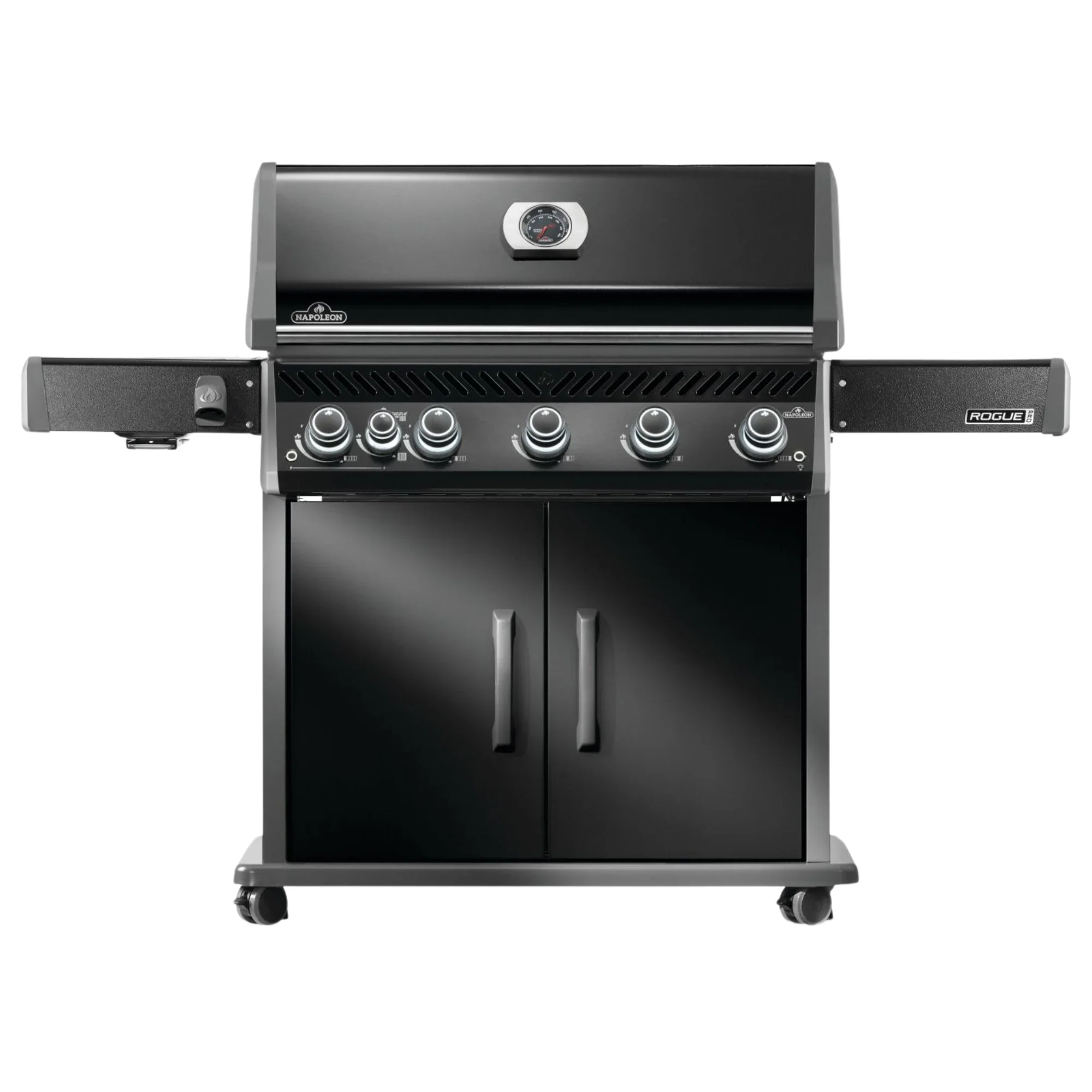 Napoleon Rogue PRO 625 SIB Black Freestanding Gas Grill w/ Infrared Side Burner