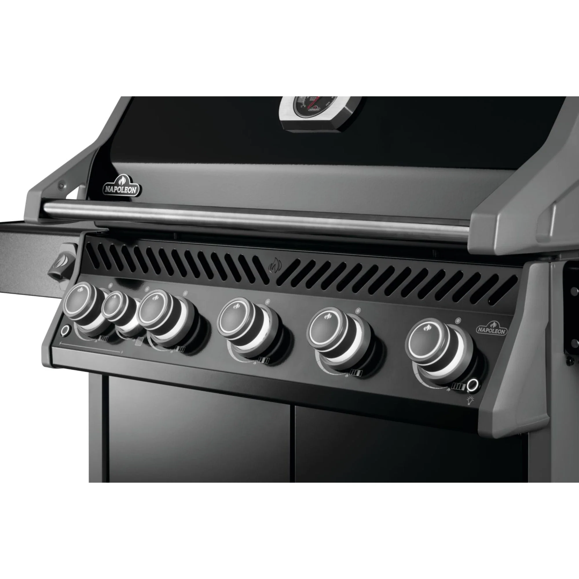 Napoleon Rogue PRO 625 SIB Black Freestanding Gas Grill w/ Infrared Side Burner - Image 5