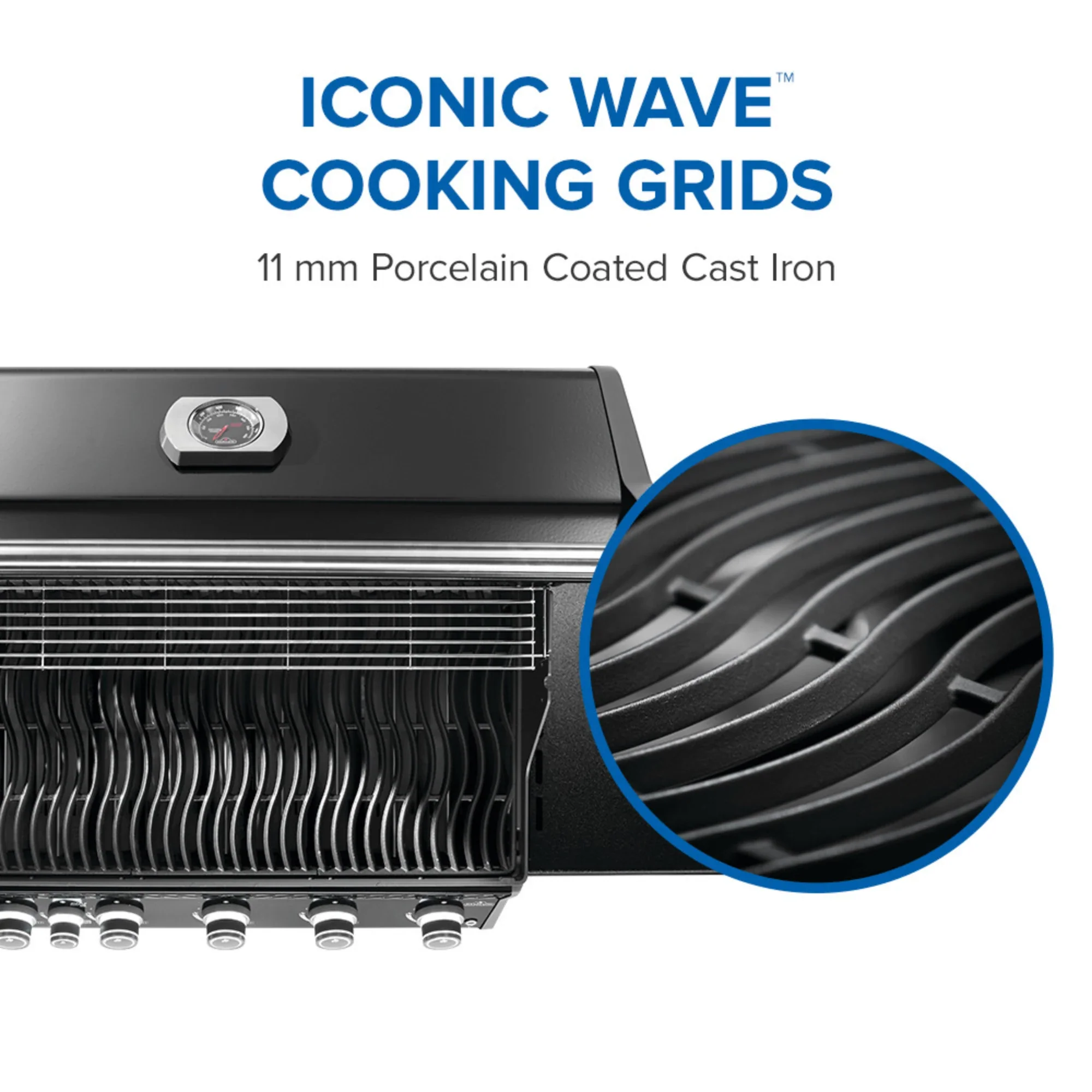 Napoleon Rogue PRO 625 SIB Black Freestanding Gas Grill w/ Infrared Side Burner - Image 7
