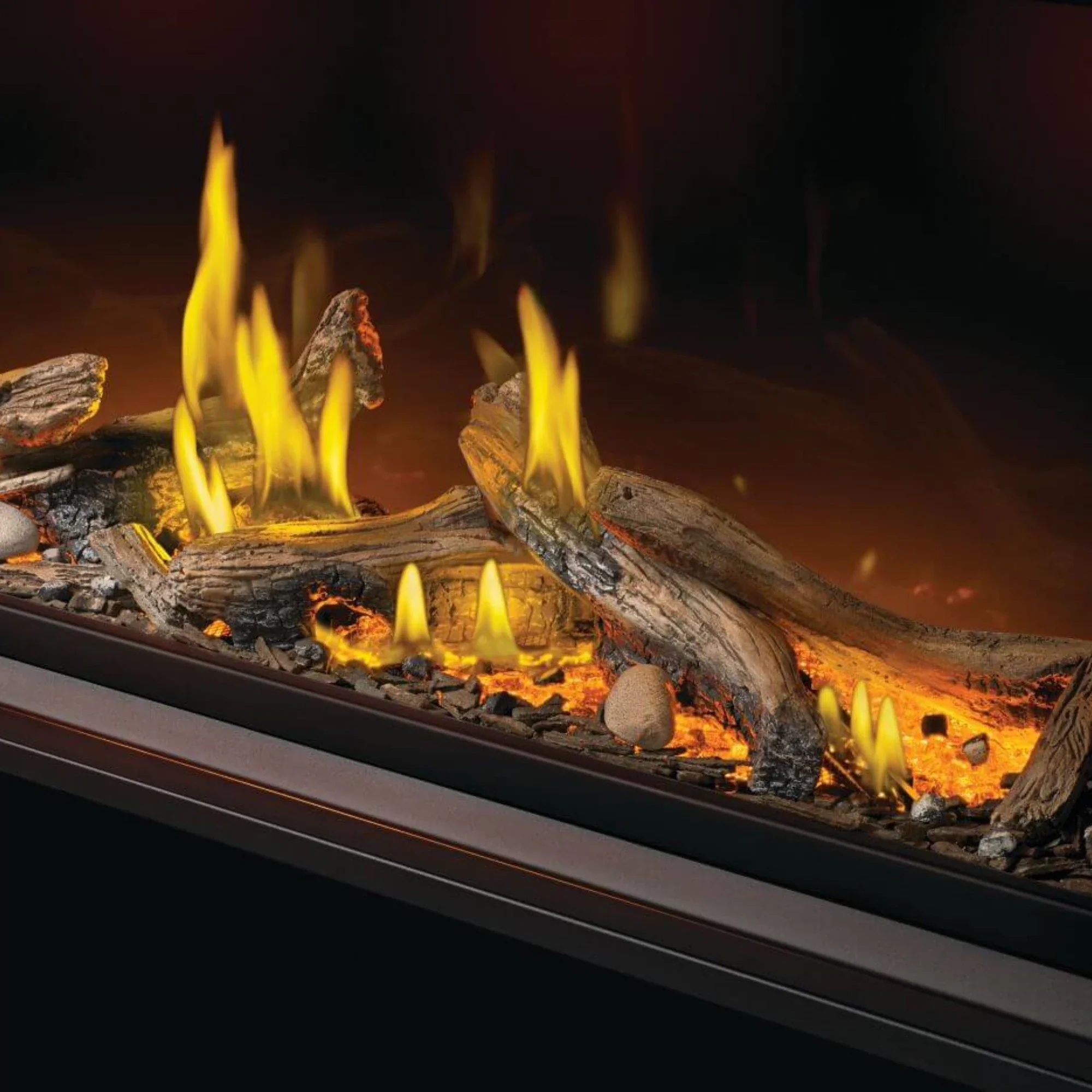 Napoleon Tall Vector™ 50 Natural Gas Direct Vent Fireplace w/ Luminous Logs - Electronic Ignition - Image 4