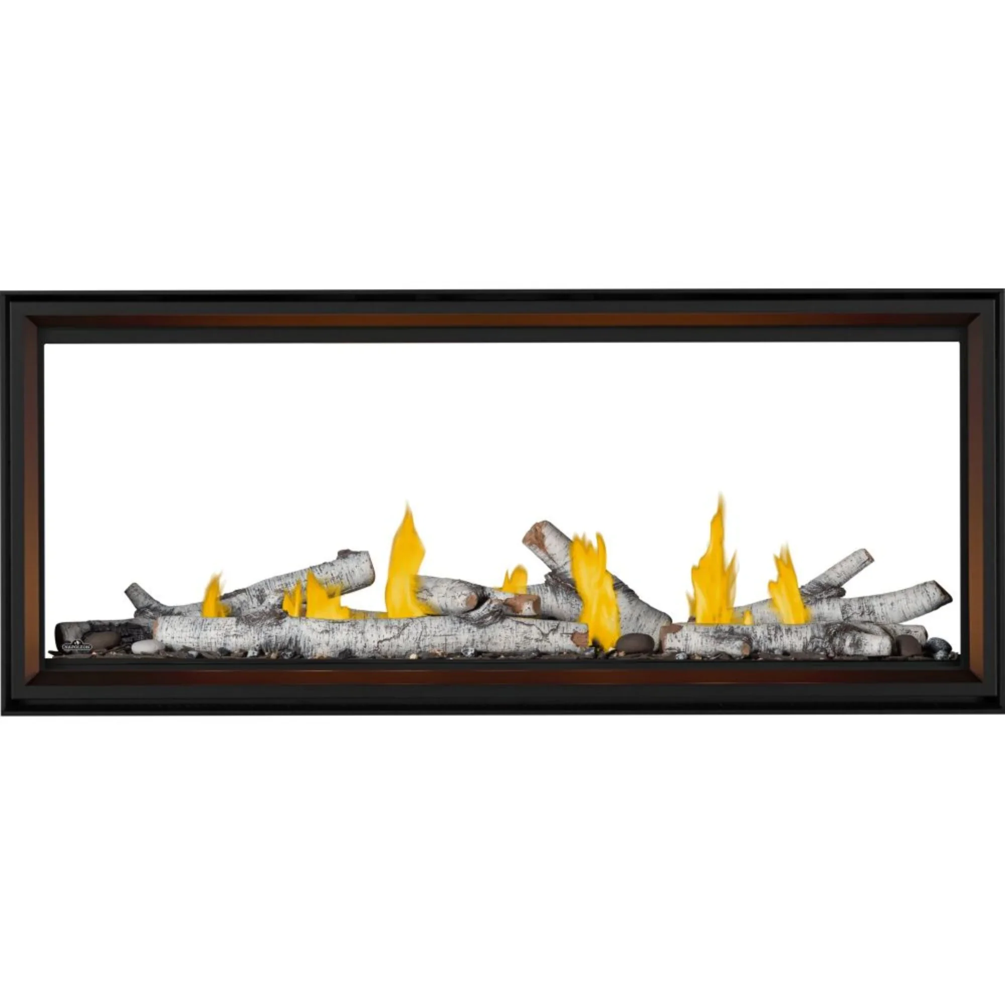 Napoleon Tall Linear Vector™ 62 See Through Direct Vent Natural Gas Fireplace - Electronic Ignition - Image 4