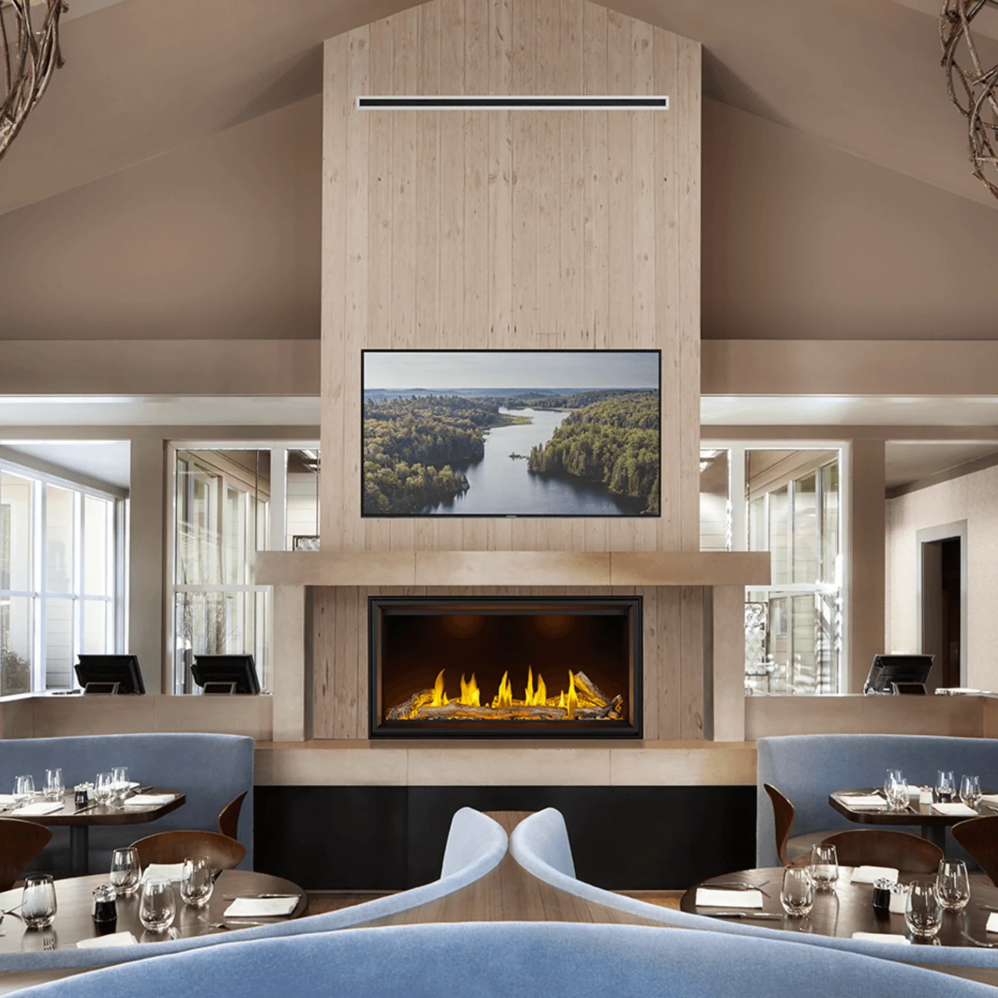 Napoleon Tall Vector™ 50 Natural Gas Direct Vent Fireplace - Electronic Ignition - Image 3