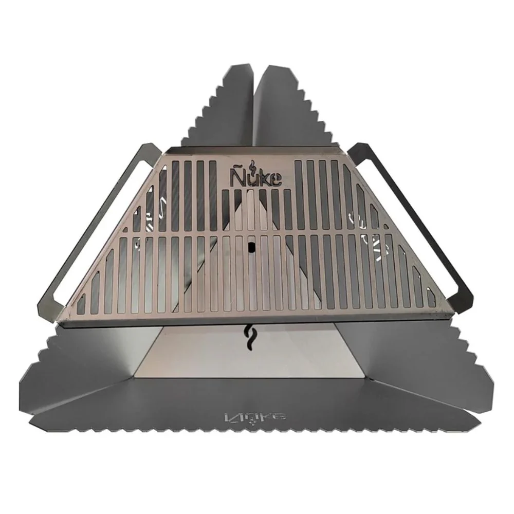 Nuke 500 Fire Pit Grill - Folds Flat Firepit & Grill - Image 2