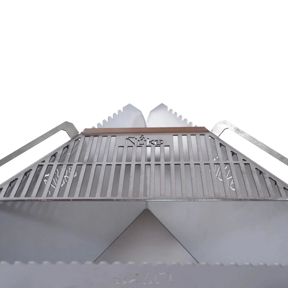 Nuke 500 Fire Pit Grill - Folds Flat Firepit & Grill - Image 4