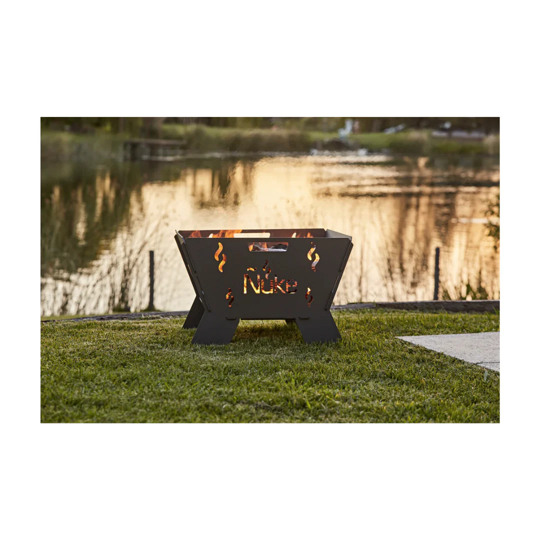 Nuke Huapi 50 Collapsible Argentine Wood Fire Firepit - Image 4