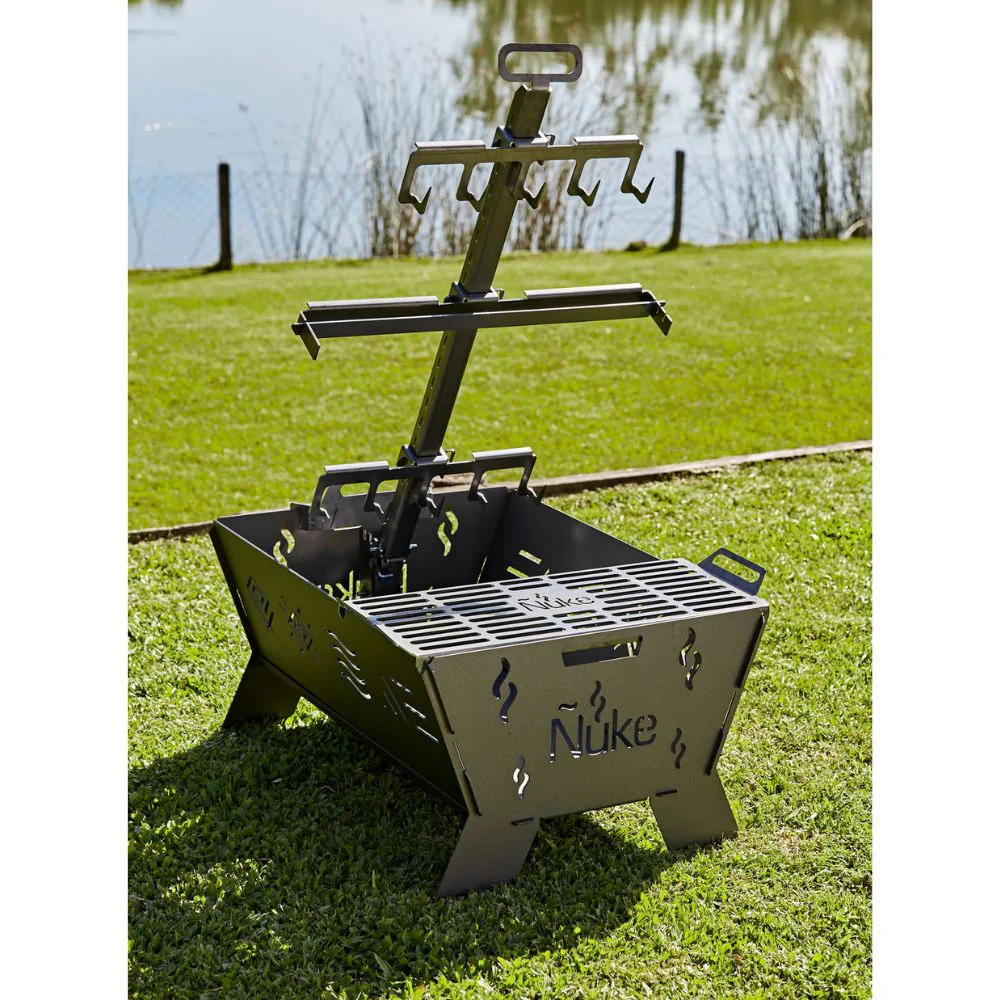 Nuke Huapi 70 Portable Argentine Wood Fire Firepit - Image 6