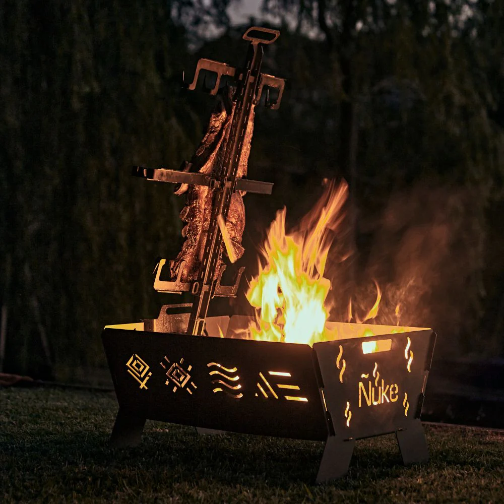 Nuke Huapi 70 Portable Argentine Wood Fire Firepit - Image 8