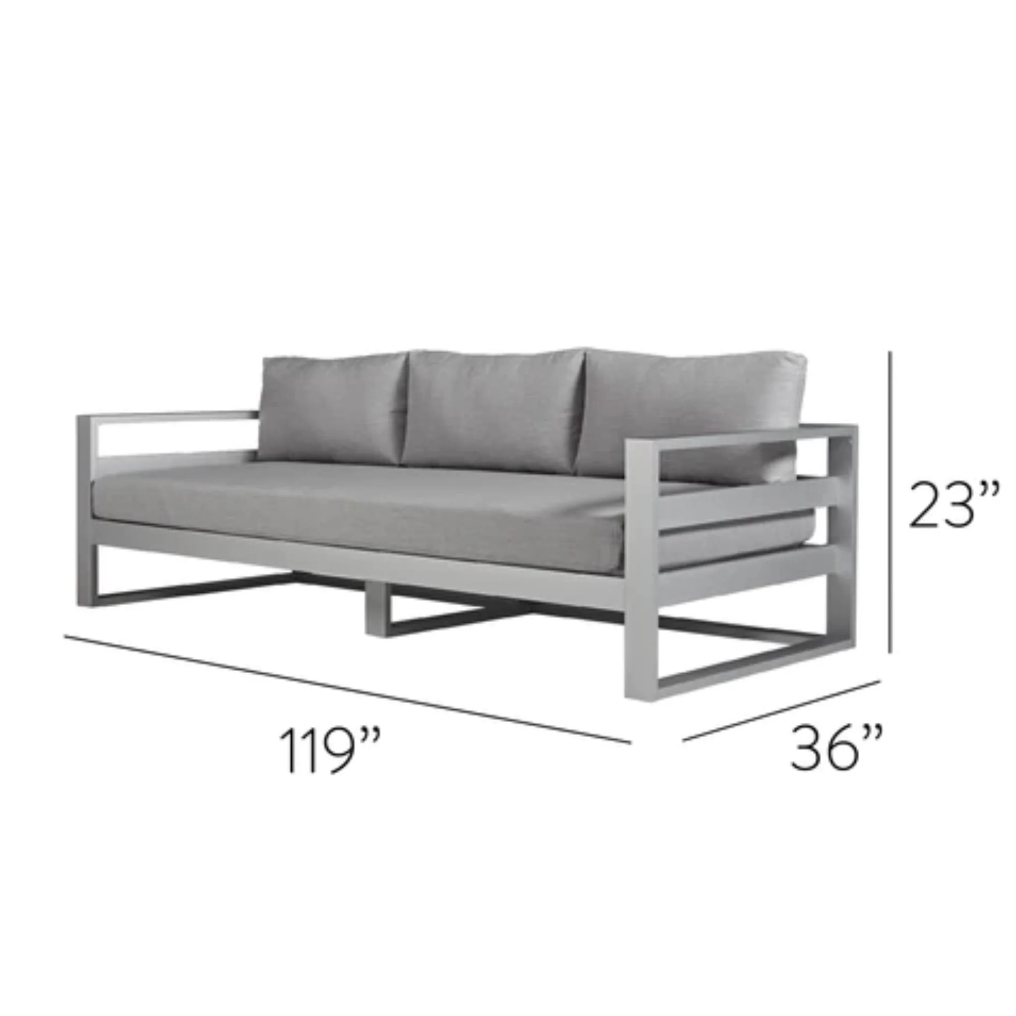 Pampa Living Andes 6 Seat Outdoor Sofa - Image 3