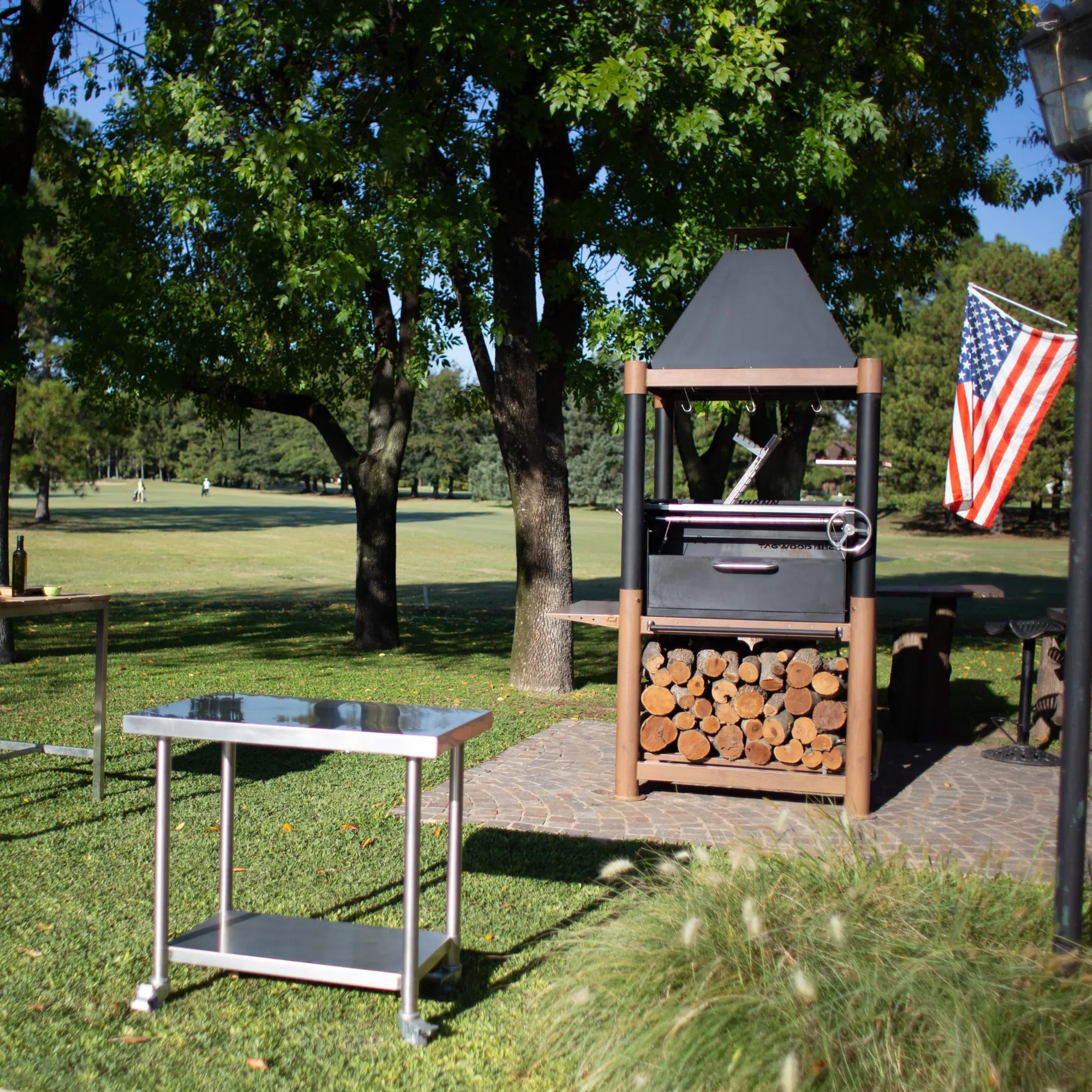 Tagwood BBQ02SI Premium Freestanding Santa Maria Argentine Grill - "The Beast" - Image 12