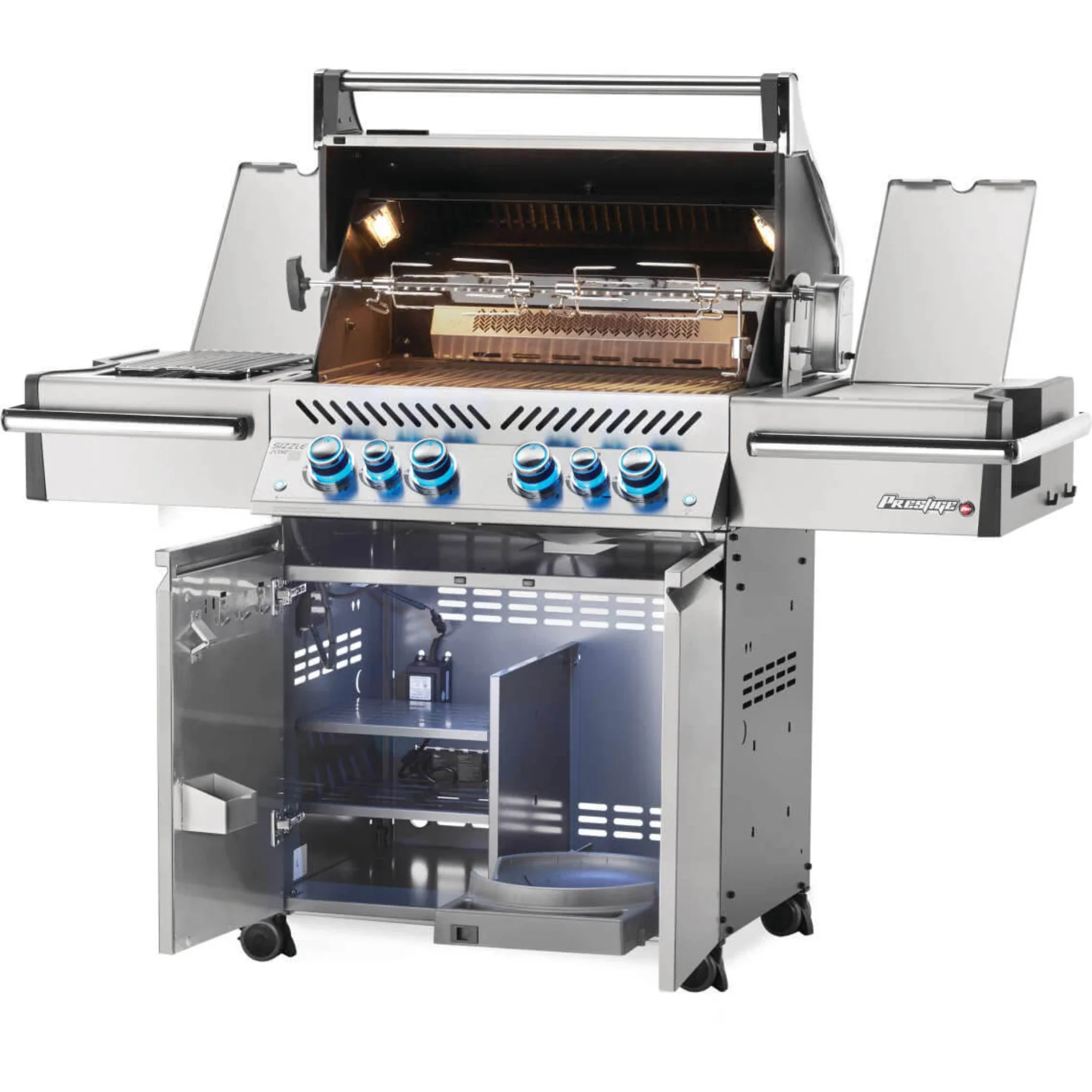 Napoleon Prestige PRO™ 500 RSIB Freestanding Gas Grill with Infrared side and Rear Burners - Image 4