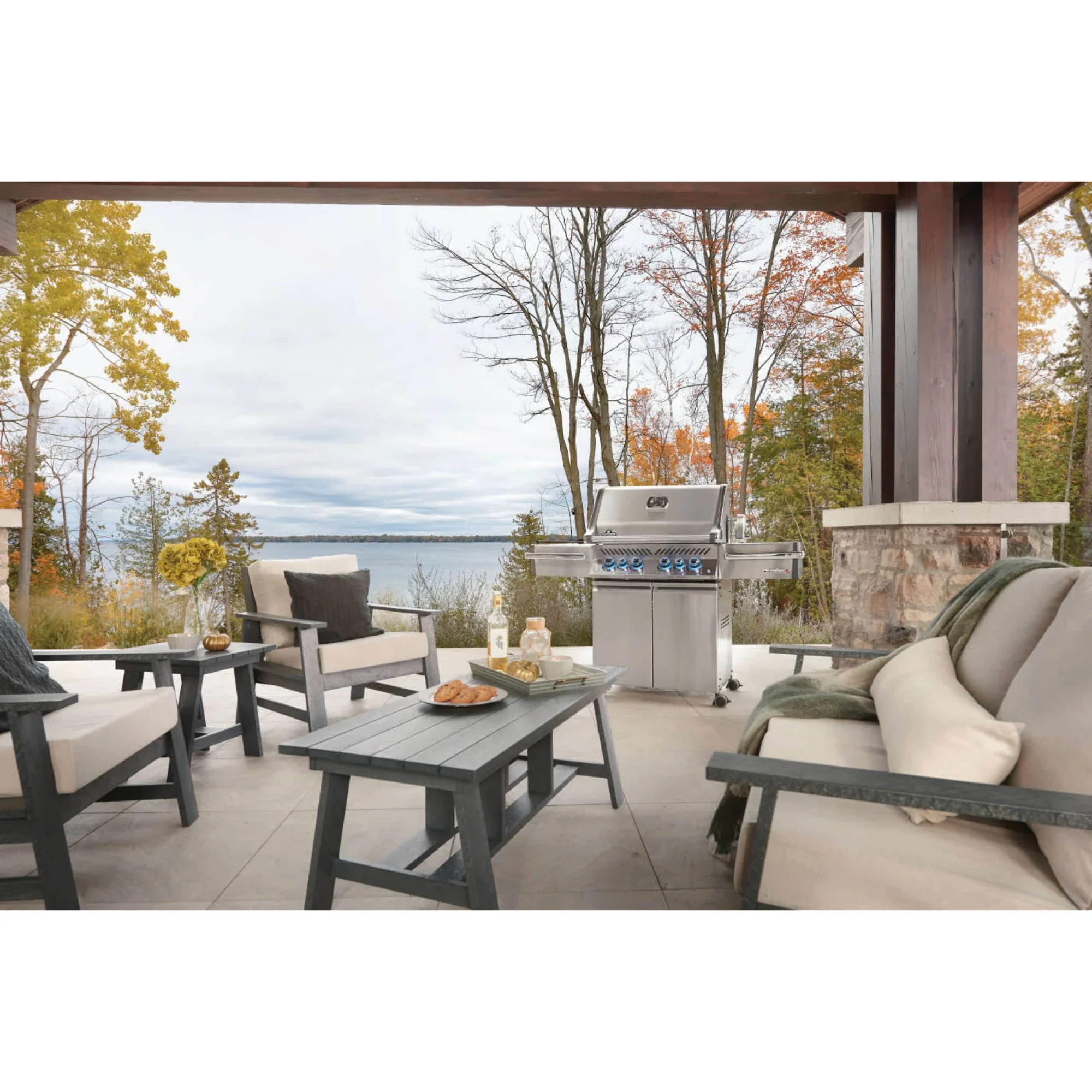 Napoleon Prestige PRO™ 500 RSIB Freestanding Gas Grill with Infrared side and Rear Burners - Image 6