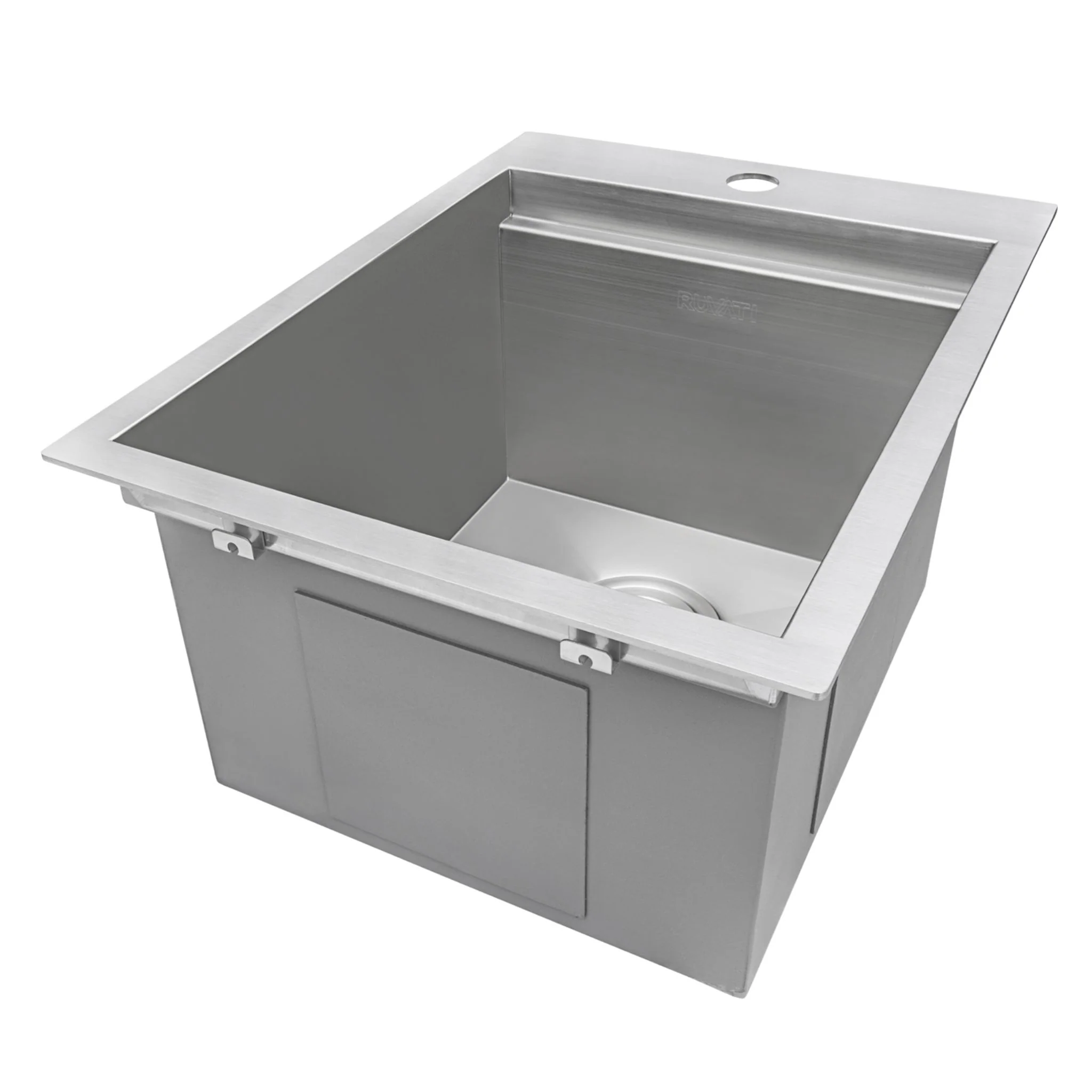 Ruvati Merino RVQ5210 15 x 20 inch Outdoor Sink Stainless Steel - Image 5