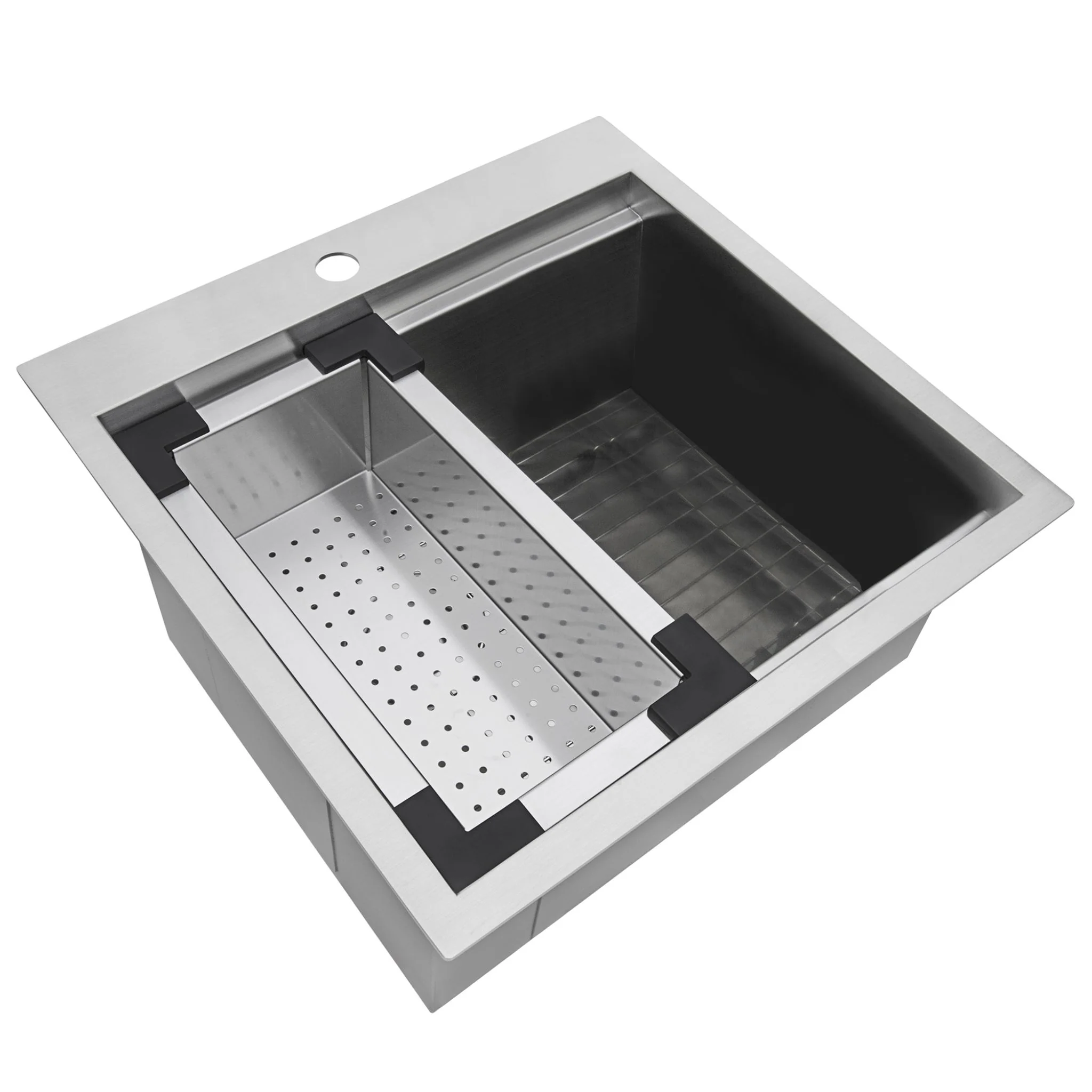 Ruvati Merino RVQ5221 21 x 20 inch Outdoor Sink Stainless Steel - Image 4