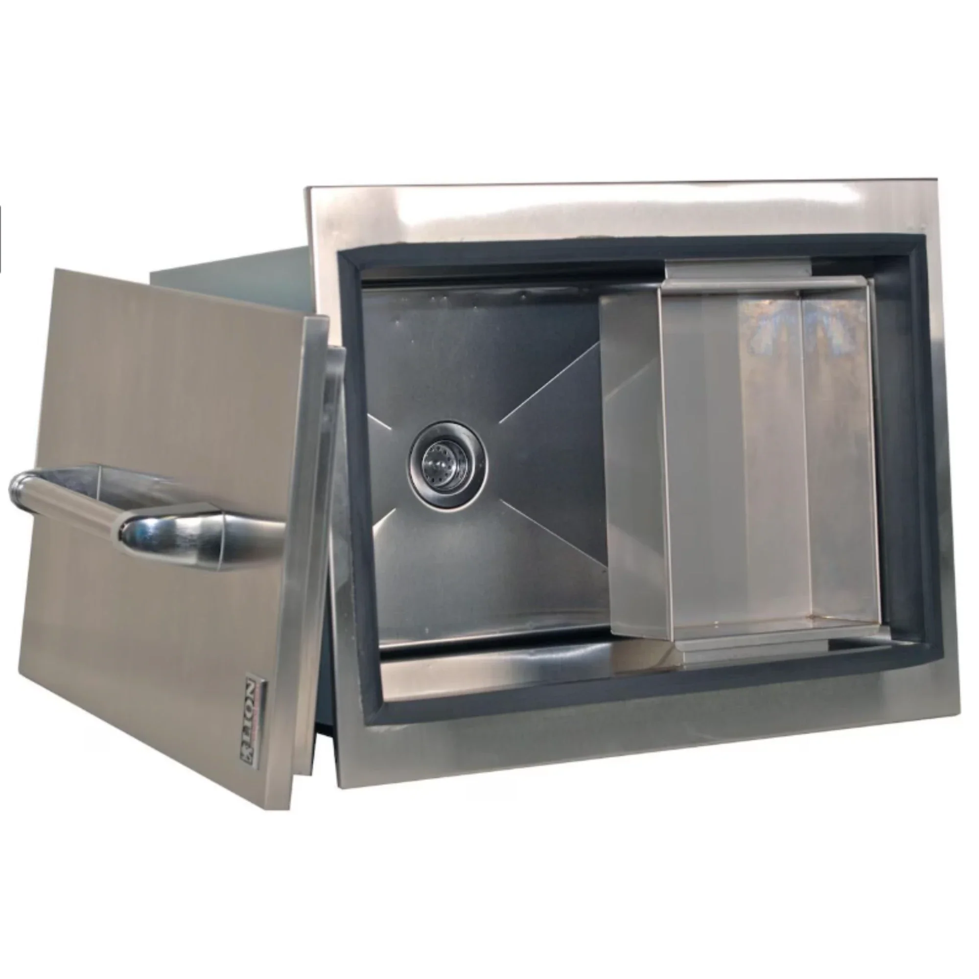 Stainless Steel Ice Chest 21 3/8" x 16 7/8" - Image 2