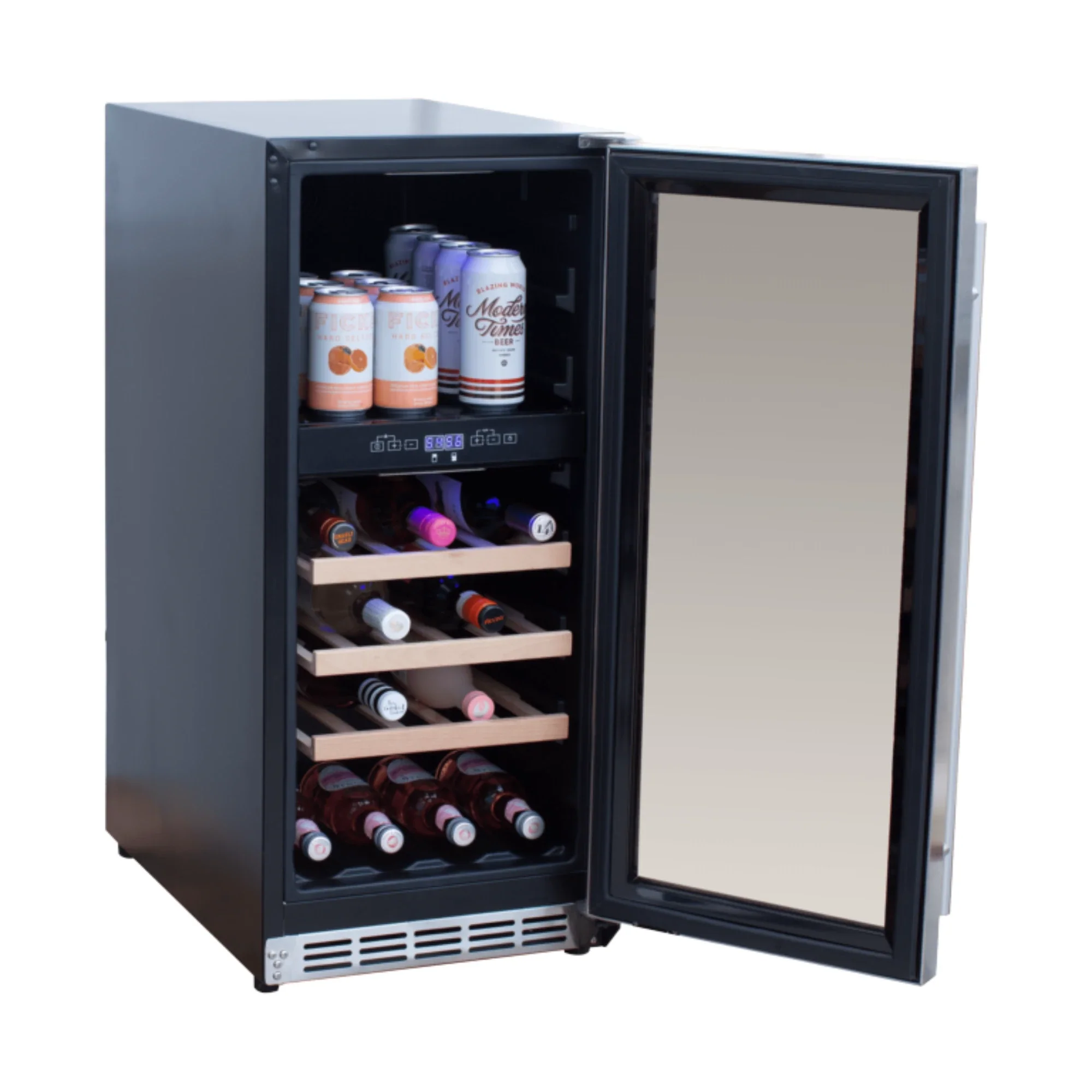 Summerset 15-Inch 3.2 Cu. Outdoor Dual Zone Wine Cooler - Image 4