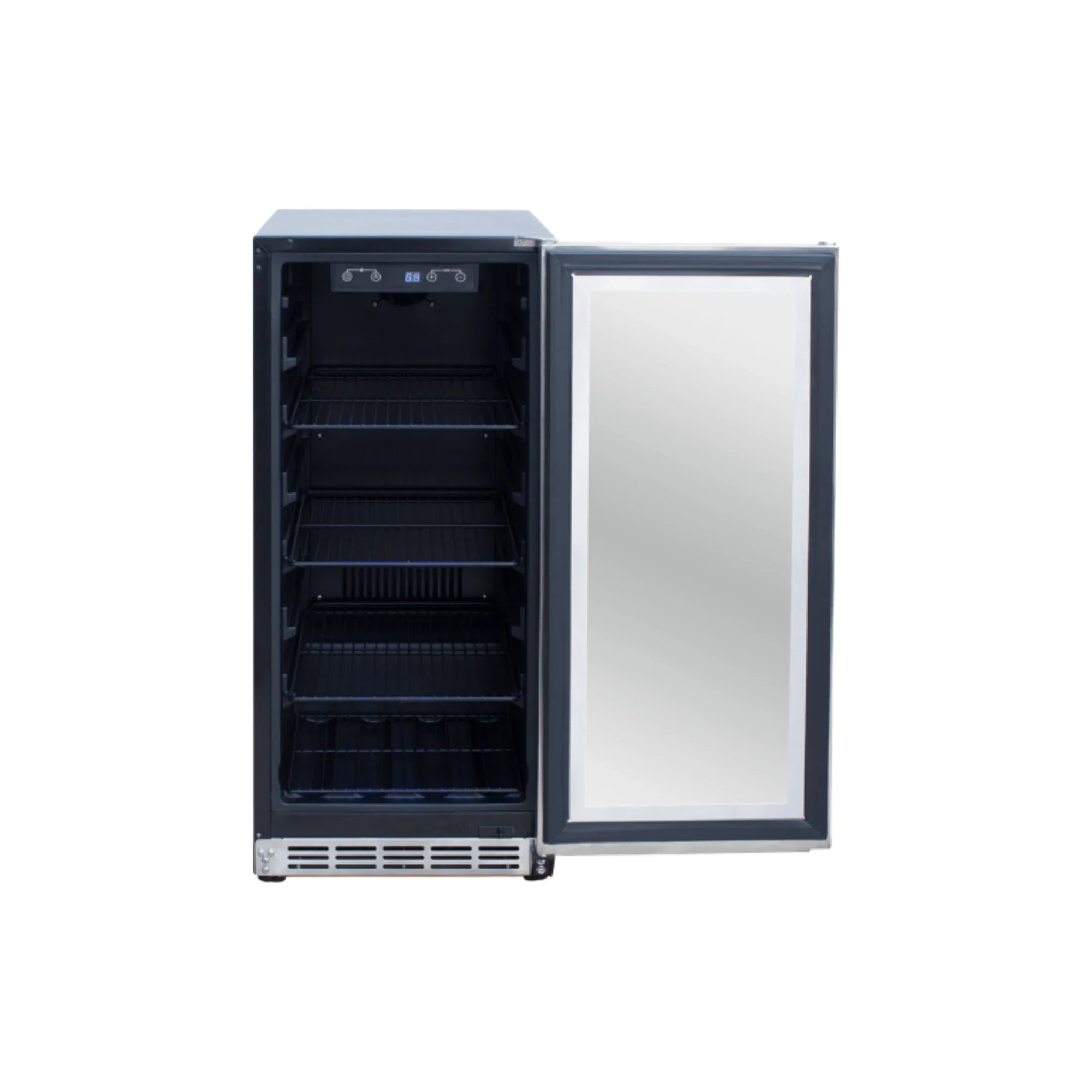 Summerset 15-Inch 3.2 Cu Outdoor Rated Refrigerator w/ Glass Door - Image 4