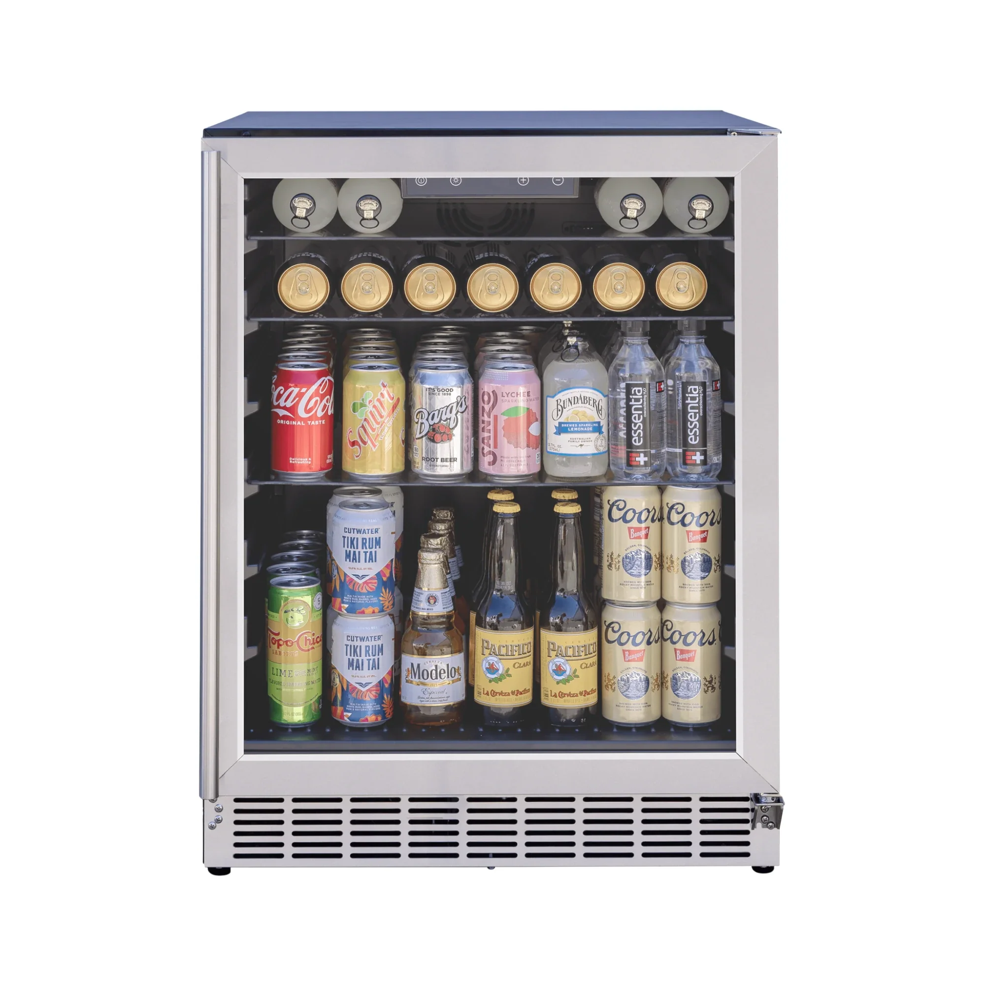 Summerset 24-Inch 5 Cu. Outdoor Compact Refrigerator w/ Glass Door