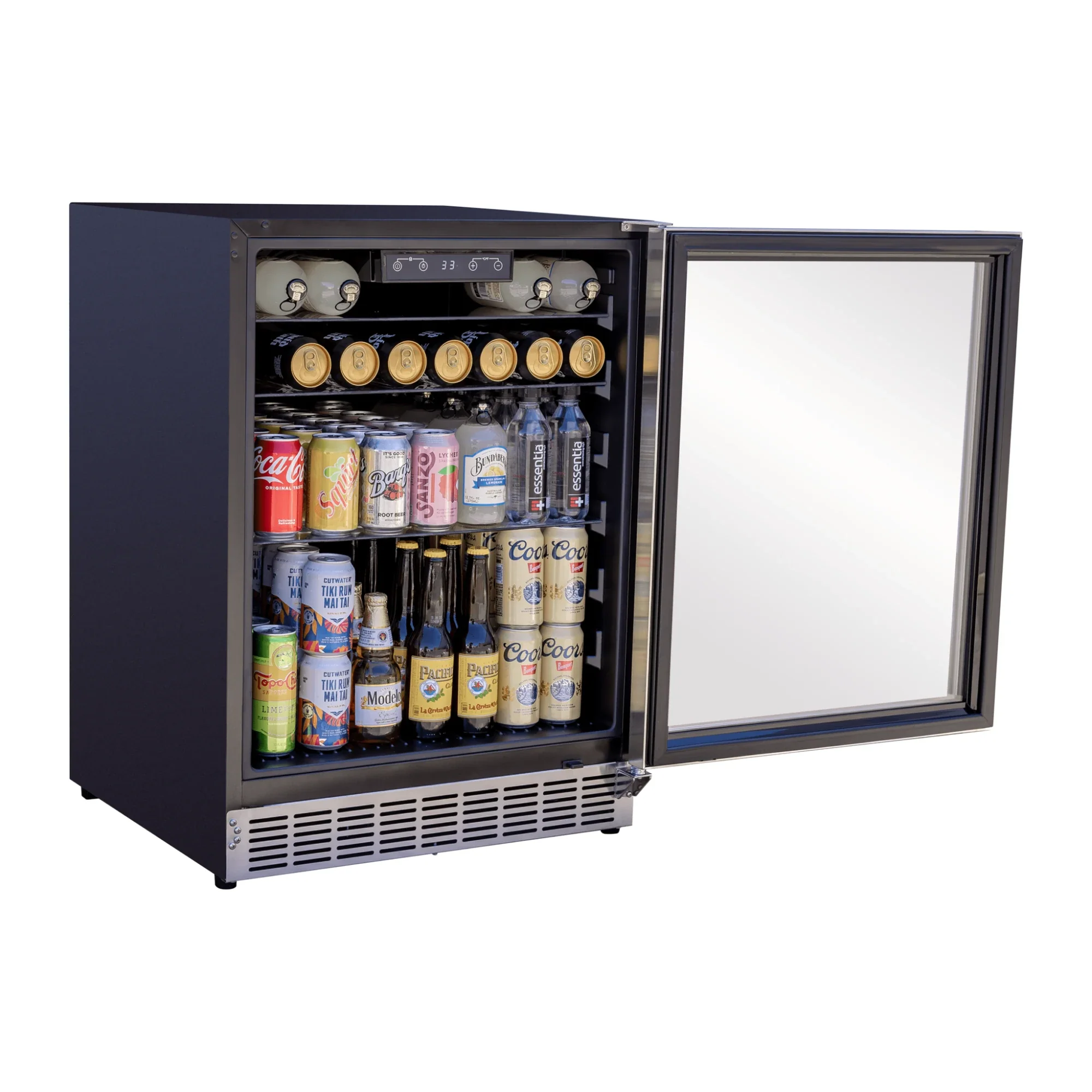Summerset 24-Inch 5 Cu. Outdoor Compact Refrigerator w/ Glass Door - Image 3