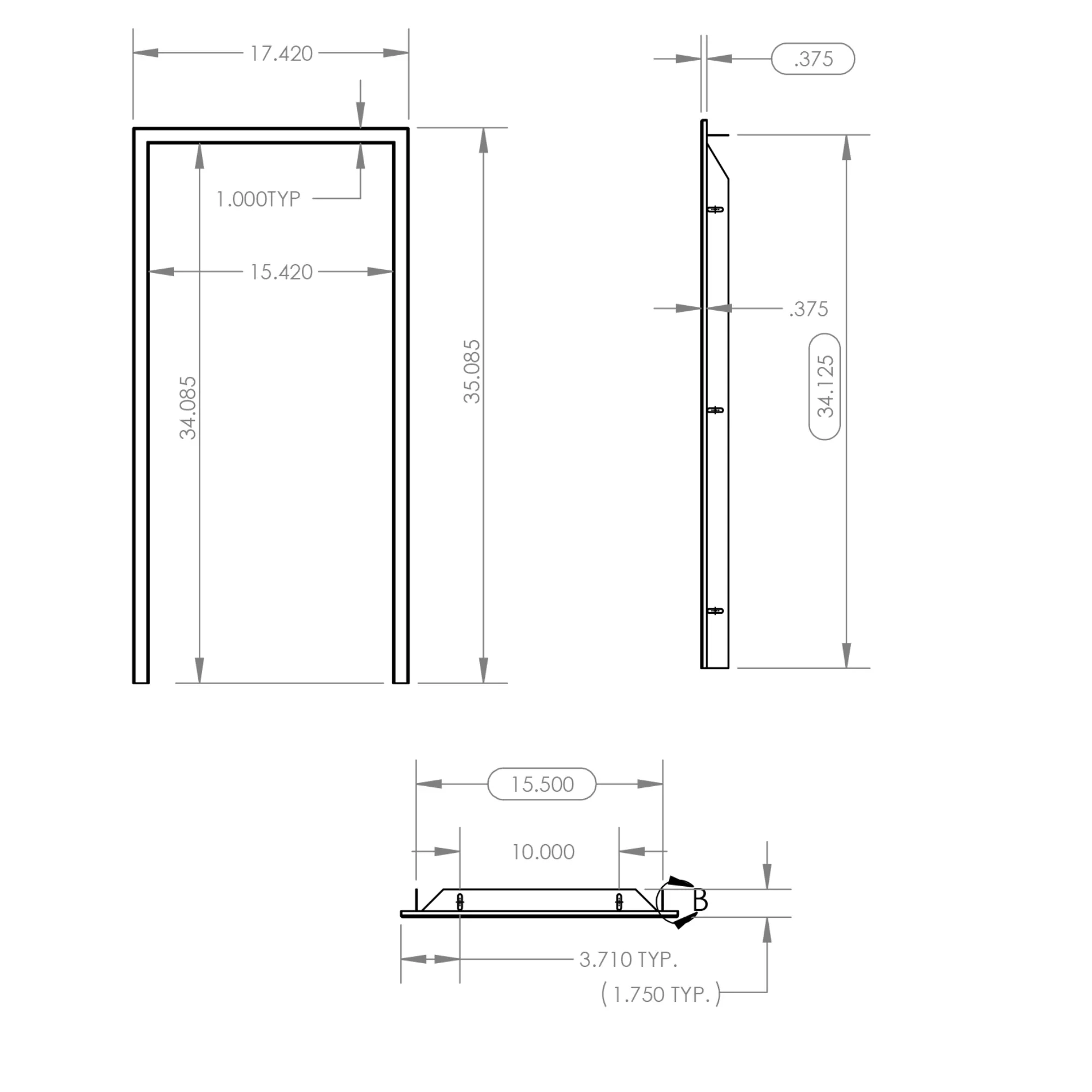 Summerset Trim Kit for 15-Inch Outdoor Refrigerators - Image 2