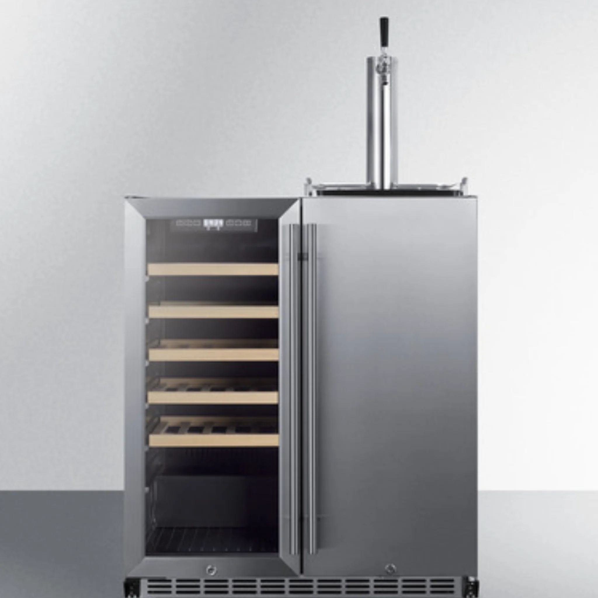 Summit SWBC3041 30" Built-In Wine Cellar/Kegerator
