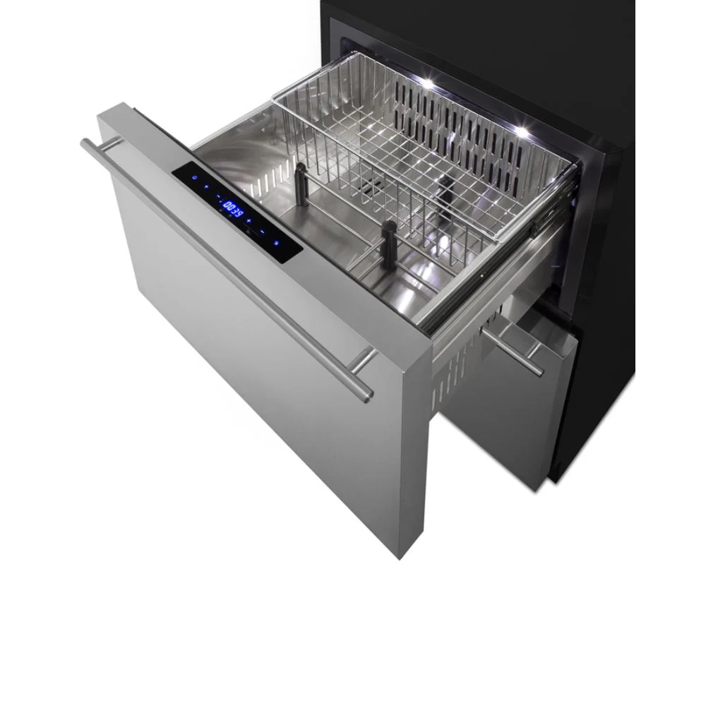 Summit ADRF244OS 24" Wide Outdoor 2-Drawer Refrigerator-Freezer, ADA Compliant - Image 9