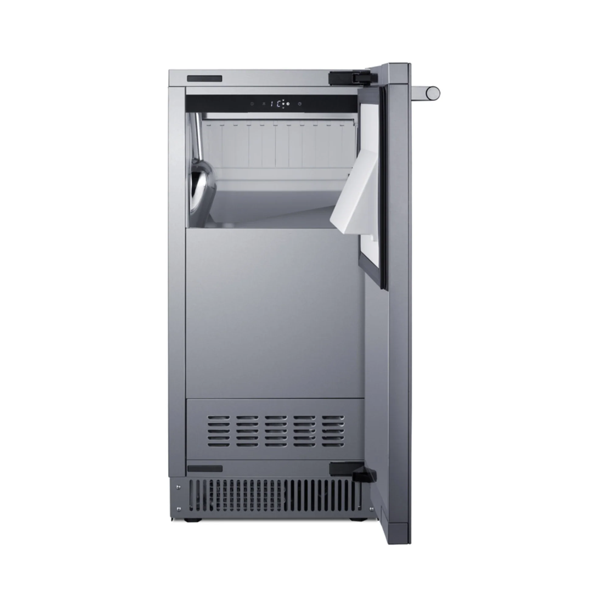 Summit Outdoor Clear Icemaker ADA Compliant Stainless Steel - Image 3