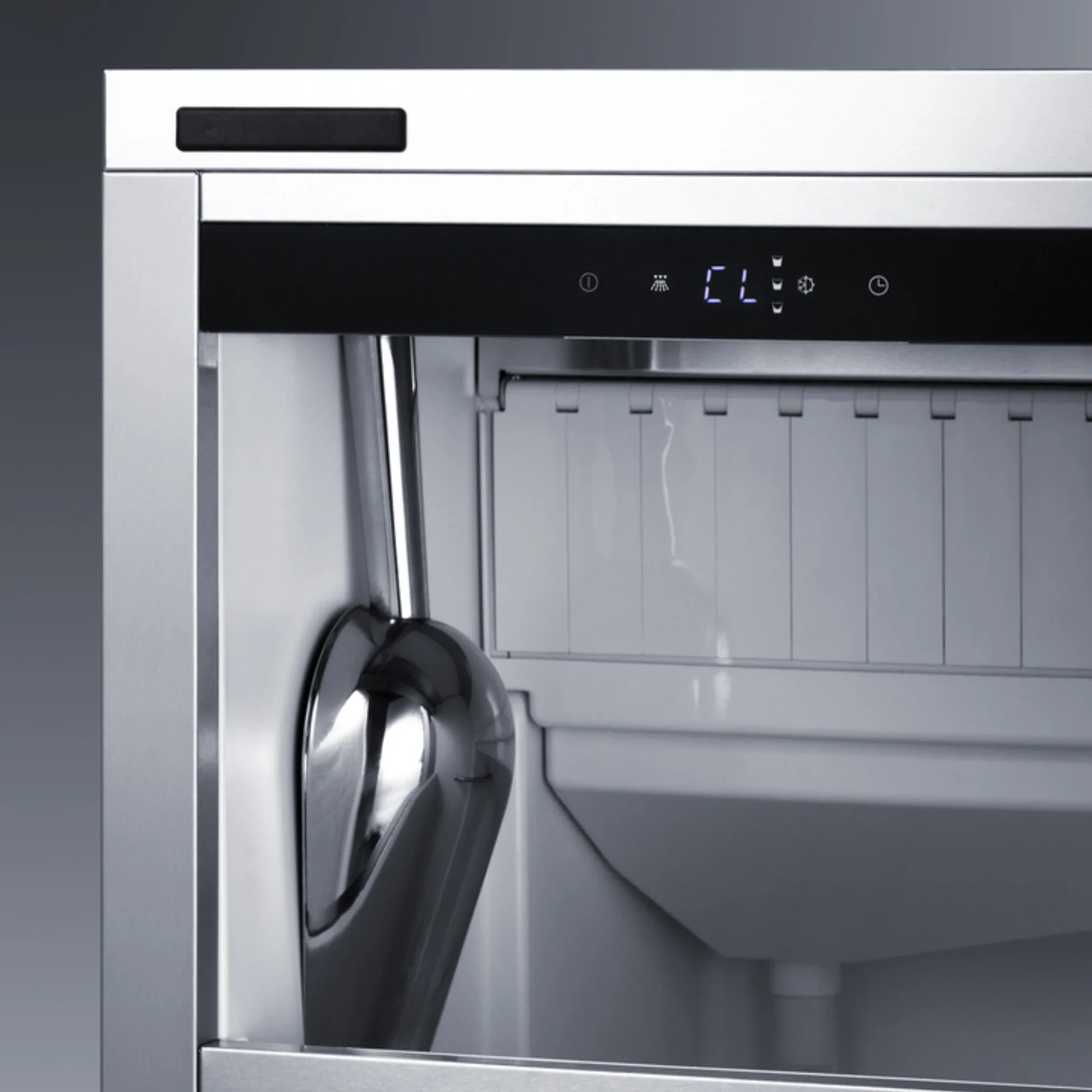 Summit Outdoor Clear Icemaker ADA Compliant Stainless Steel - Image 4