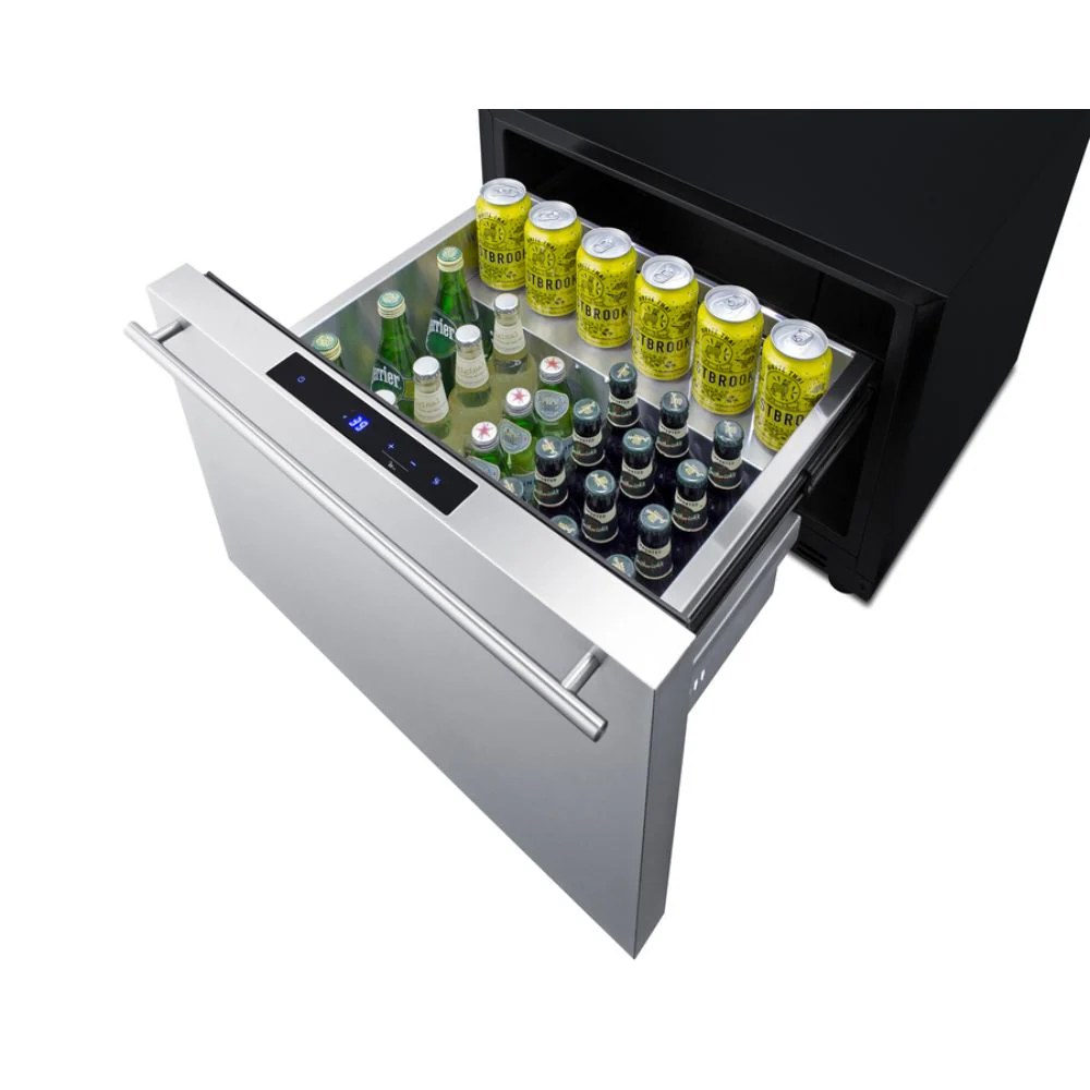 Summit SDR241OS 24" Wide Built-In Outdoor Drawer Refrigerator - Image 4