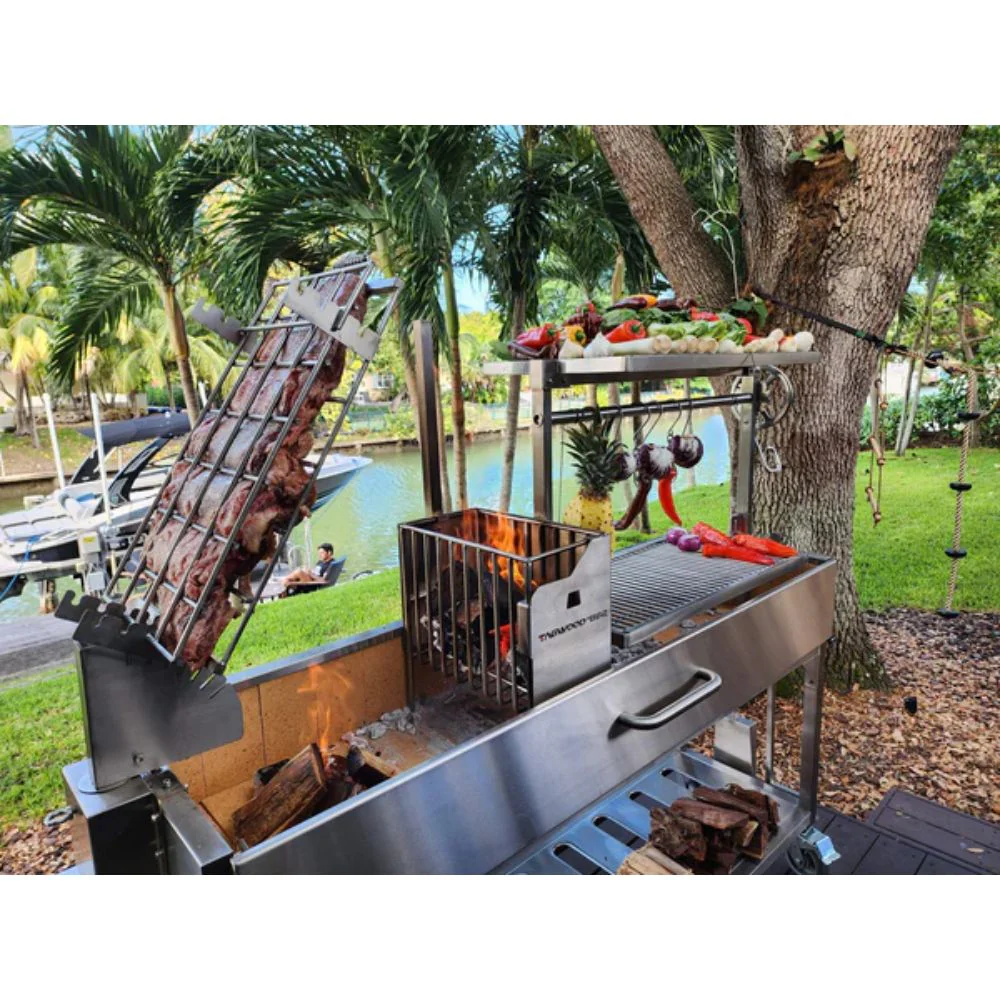 Tagwood BBQ06SS Argentine Charcoal Freestanding Grill - Image 6