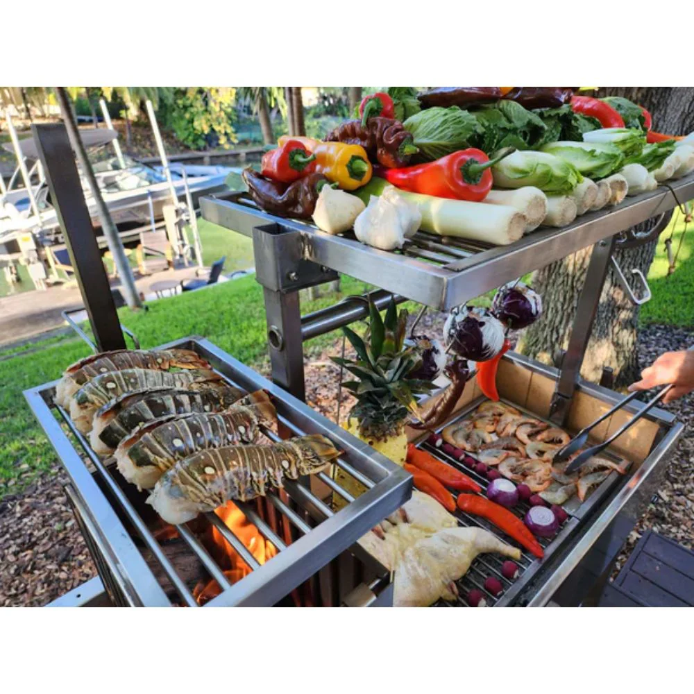 Tagwood BBQ06SS Argentine Charcoal Freestanding Grill - Image 7