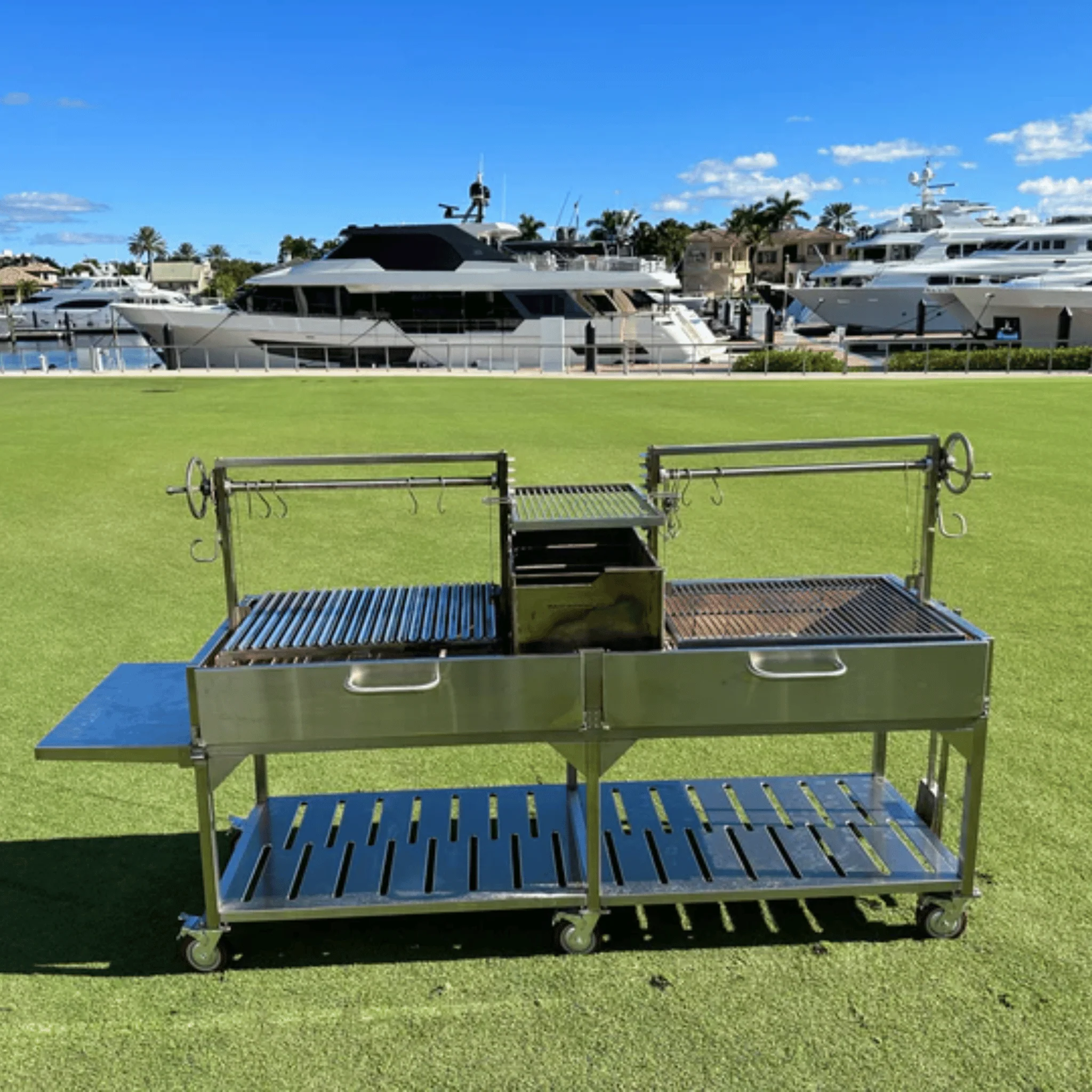 Tagwood BBQ24SS Argentine Freestanding Charcoal Grill - Image 7