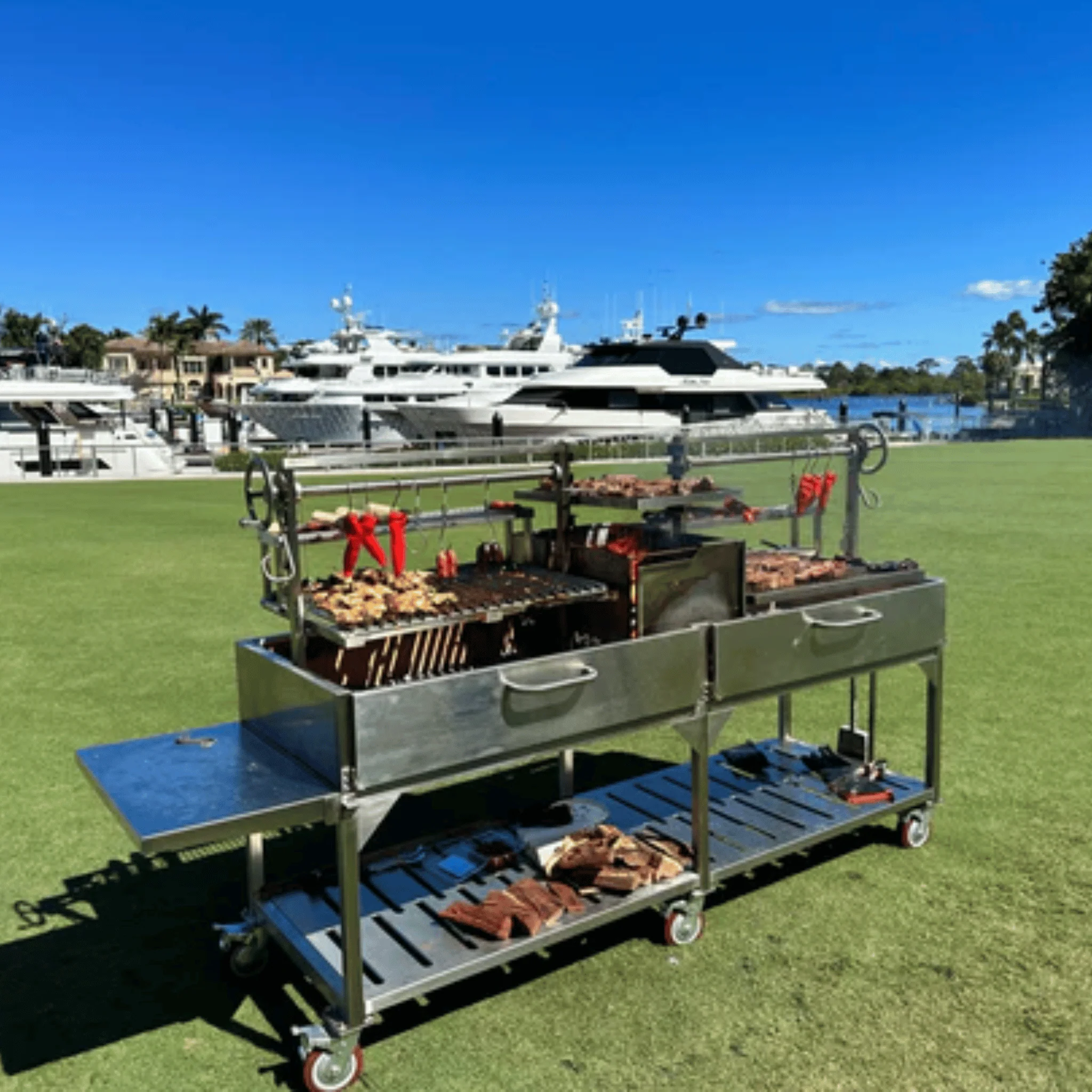 Tagwood BBQ24SS Argentine Freestanding Charcoal Grill - Image 8