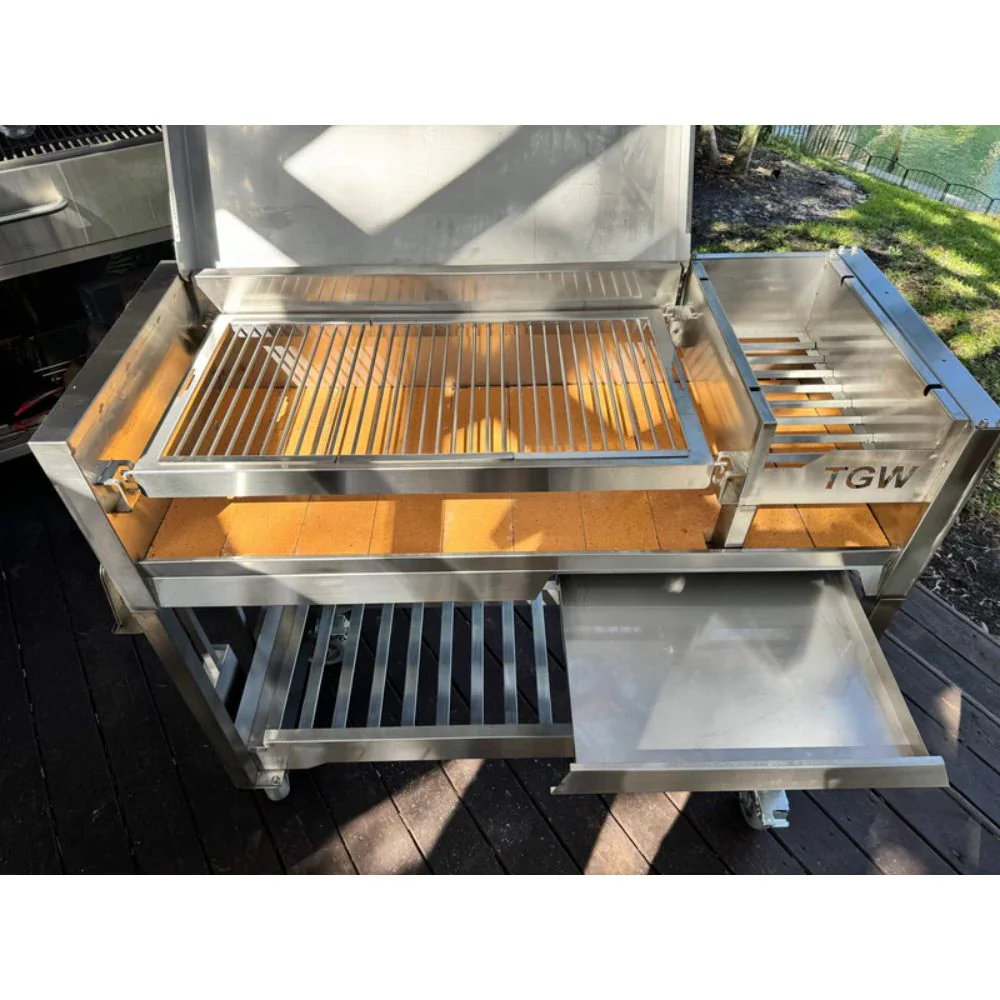 Tagwood BBQ Argentine Gaucho Stainless Steel Freestanding Charcoal Grill - Image 5