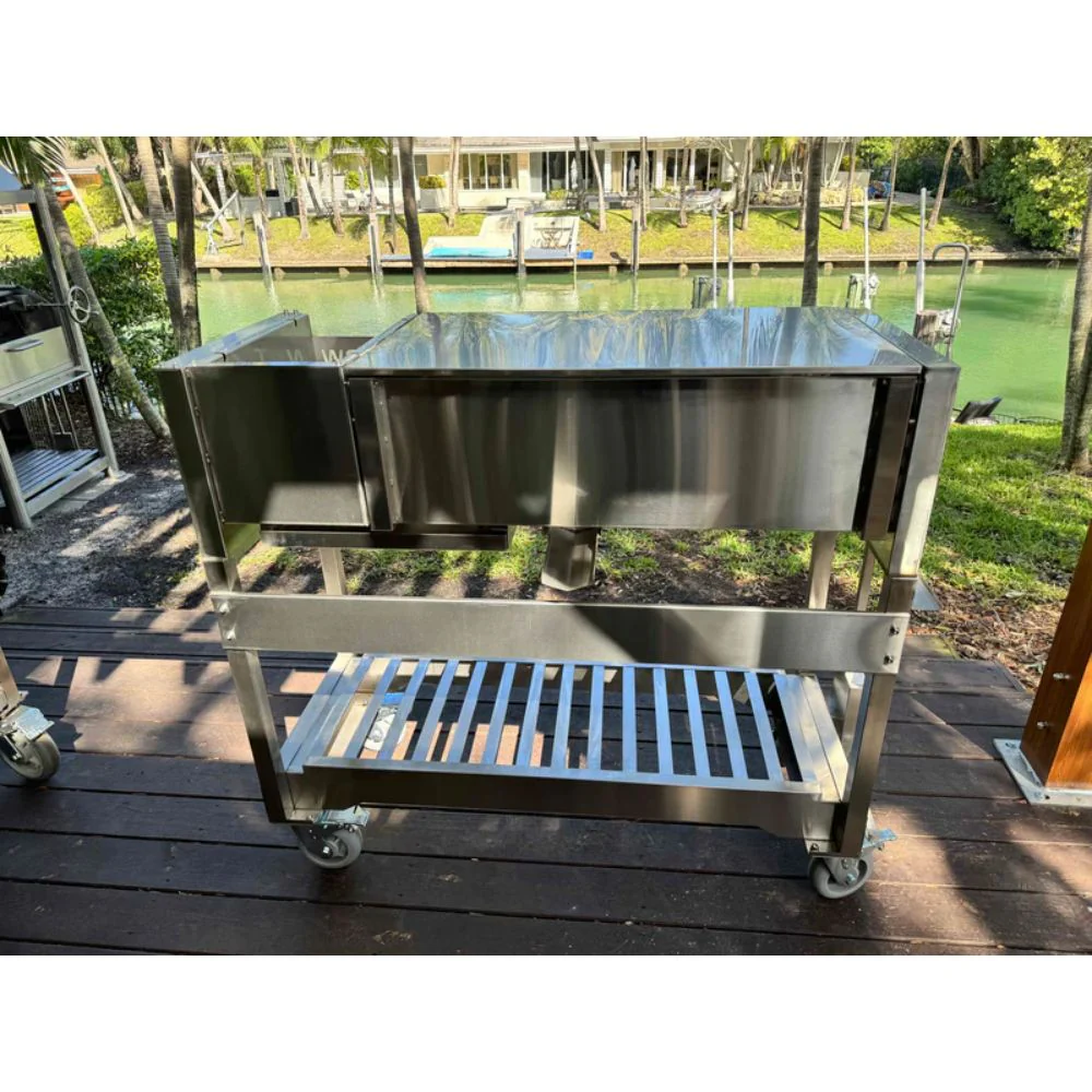 Tagwood BBQ Argentine Gaucho Stainless Steel Freestanding Charcoal Grill - Image 6