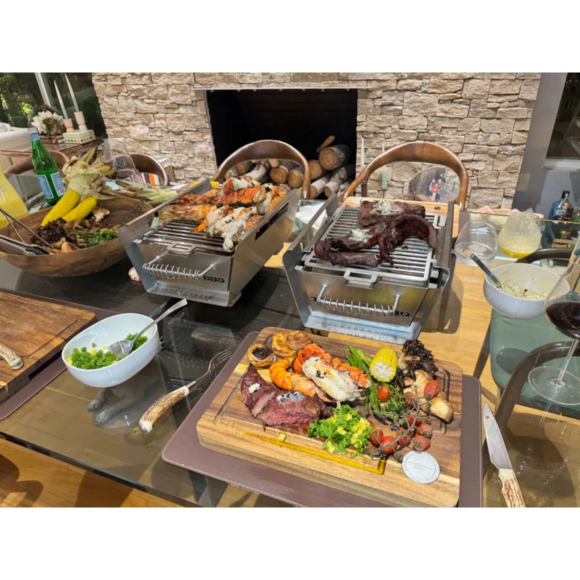 Tagwood BBQ07SS Stainless Steel Table Top Warming Brazier - Image 10