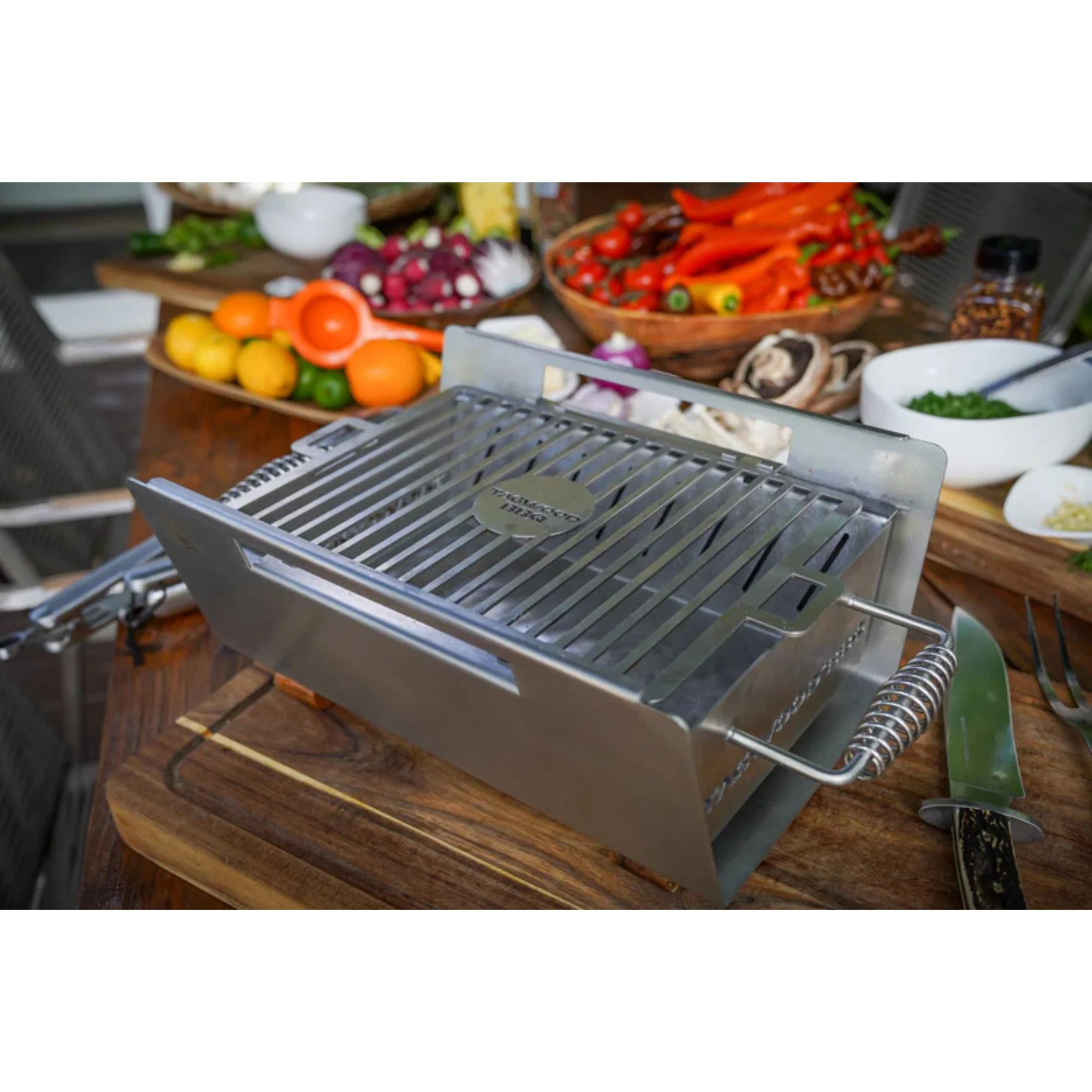 Tagwood BBQ07SS Stainless Steel Table Top Warming Brazier - Image 11