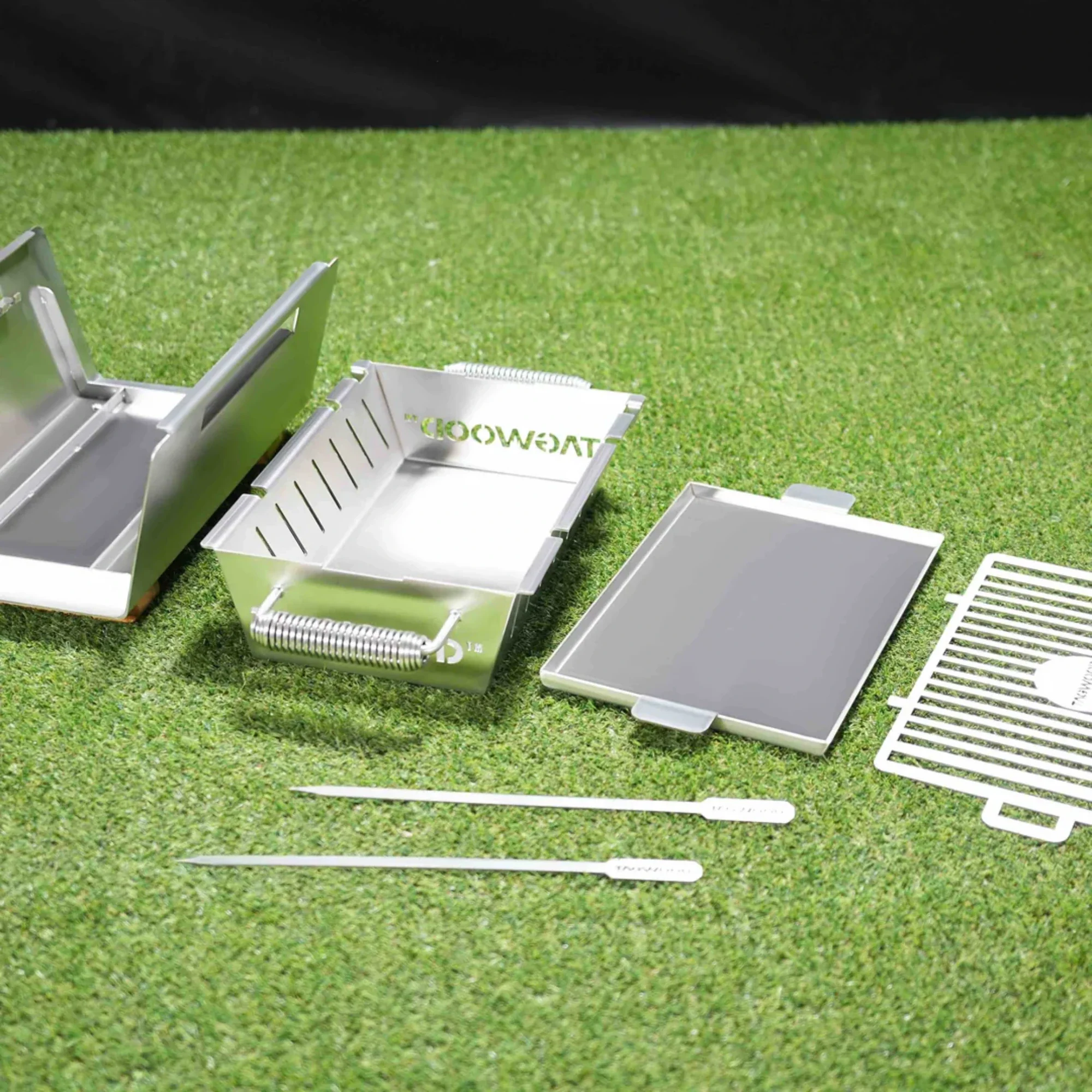 Tagwood BBQ07SS Stainless Steel Table Top Warming Brazier - Image 2