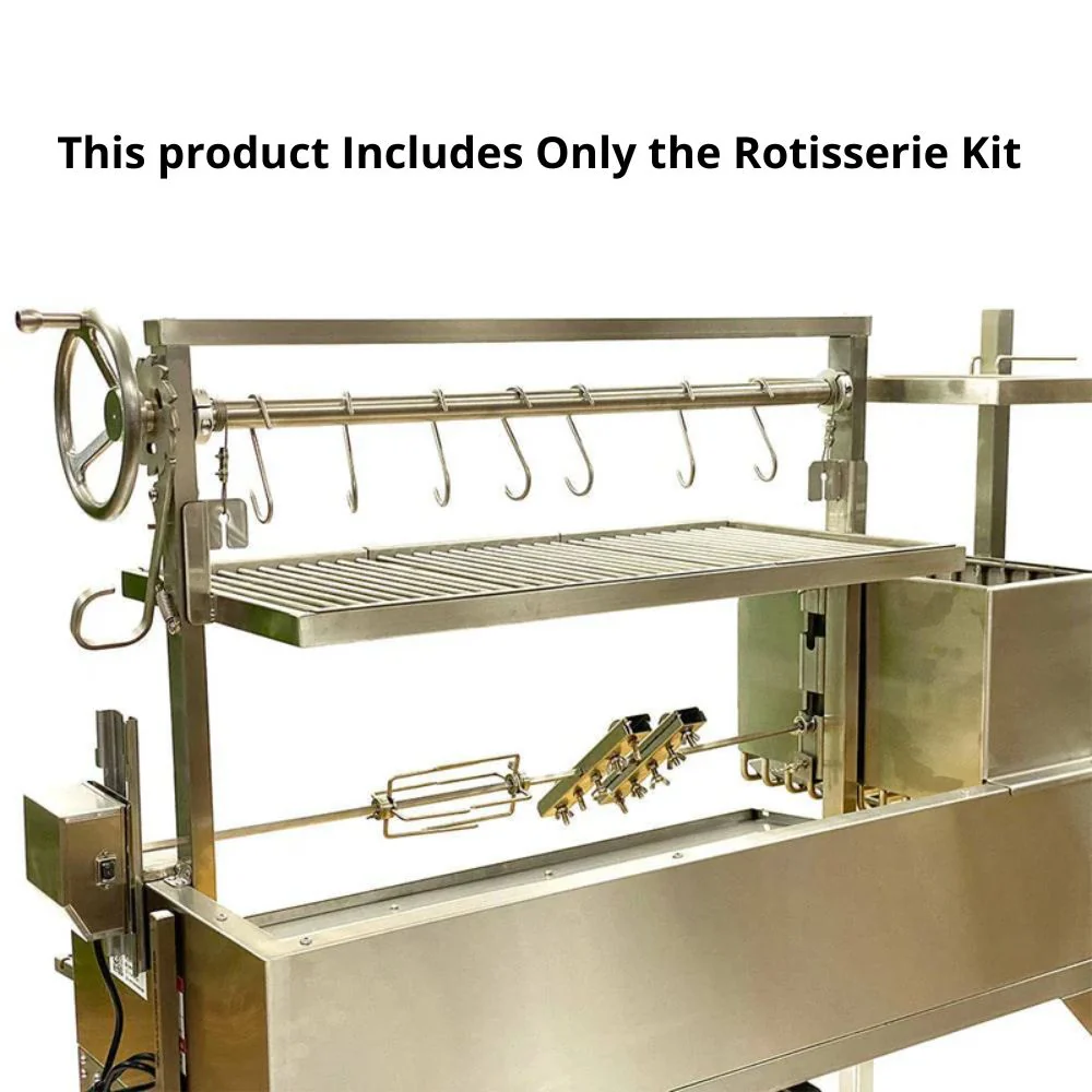Tagwood BBQ50SS BBQ Stainless Steel Rotisserie Kit (ACCESSORY ONLY, GRILL NOT INCLUDED) - Image 2