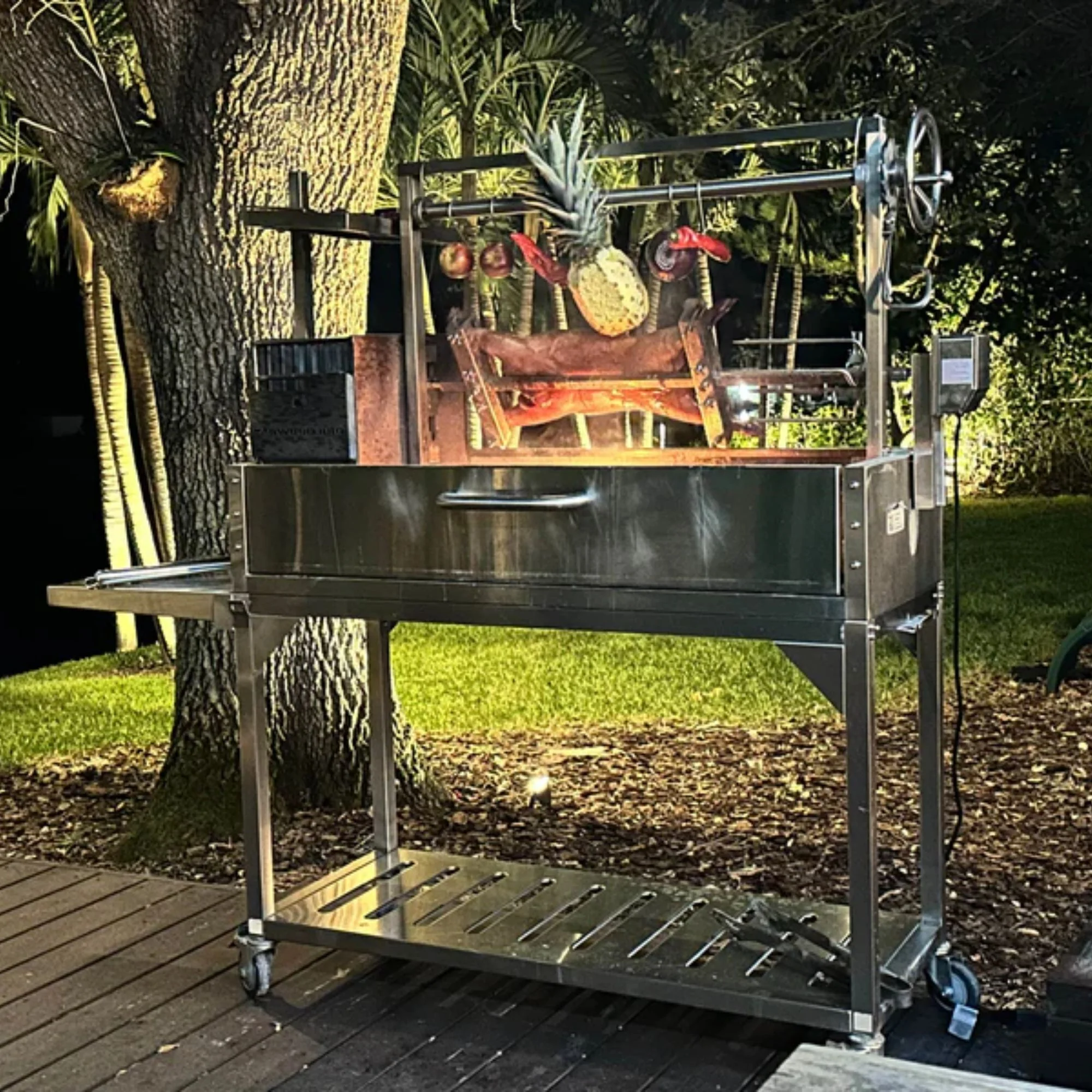 Tagwood BBQ50SS BBQ Stainless Steel Rotisserie Kit (ACCESSORY ONLY, GRILL NOT INCLUDED) - Image 4