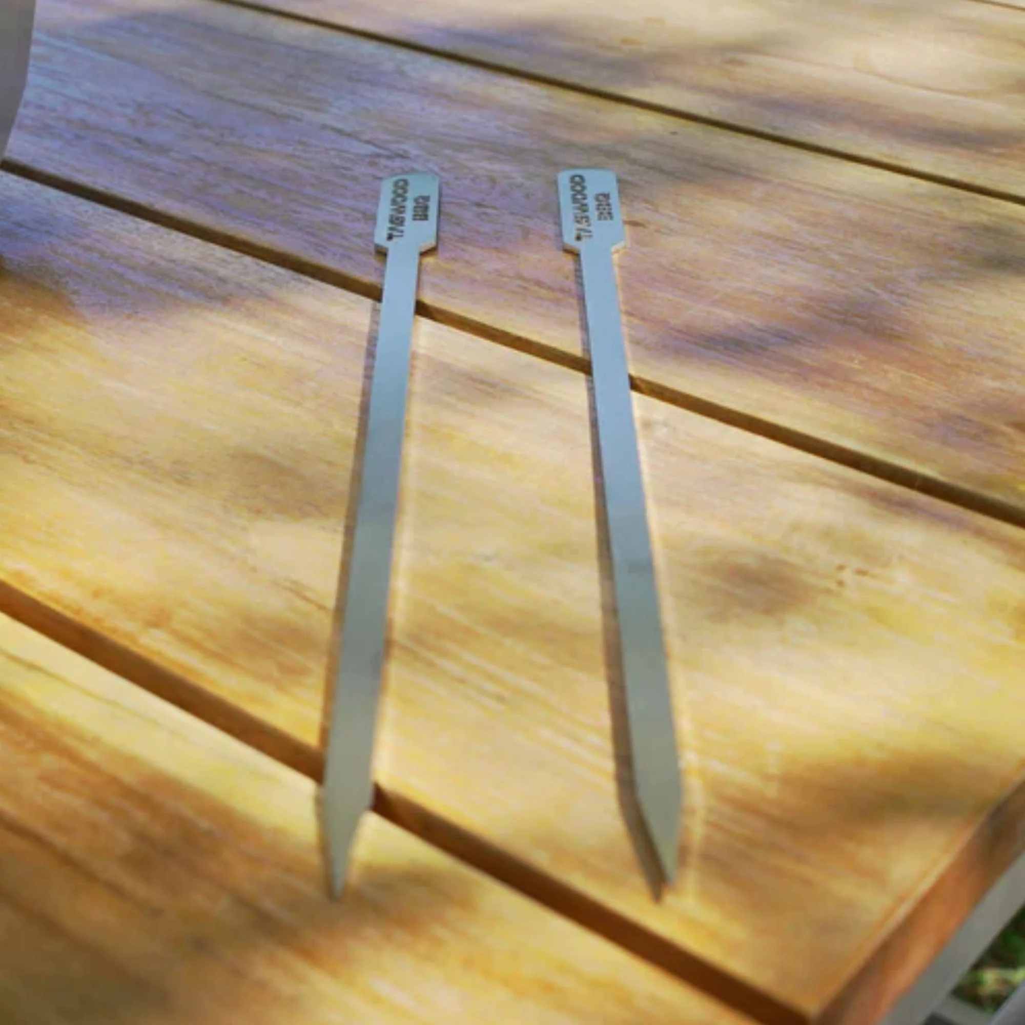 Tagwood BBQ89SS Set of 2 Stainless steel skewers - Image 3