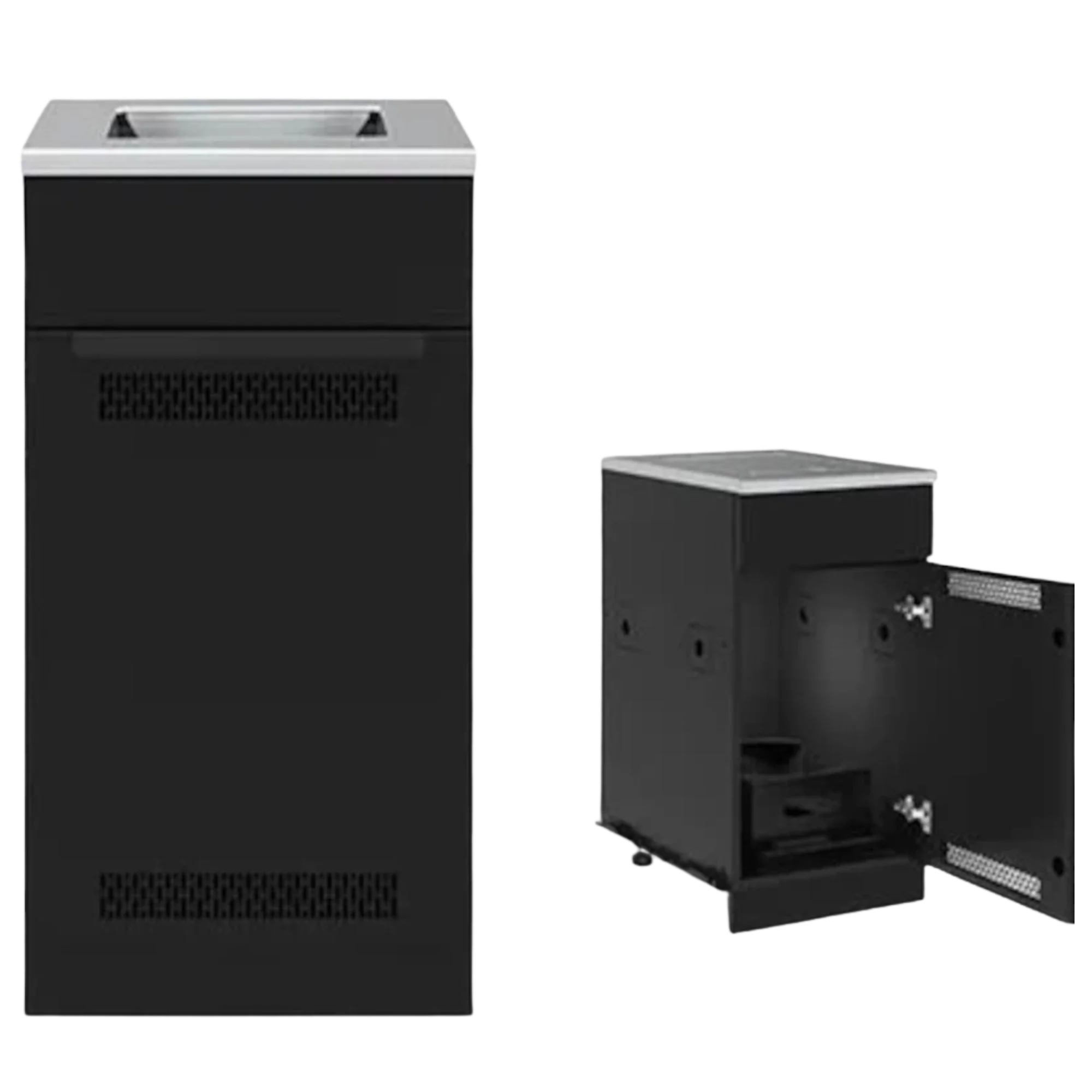 Tank & Side Burner Cabinet in MOK Black - Image 2
