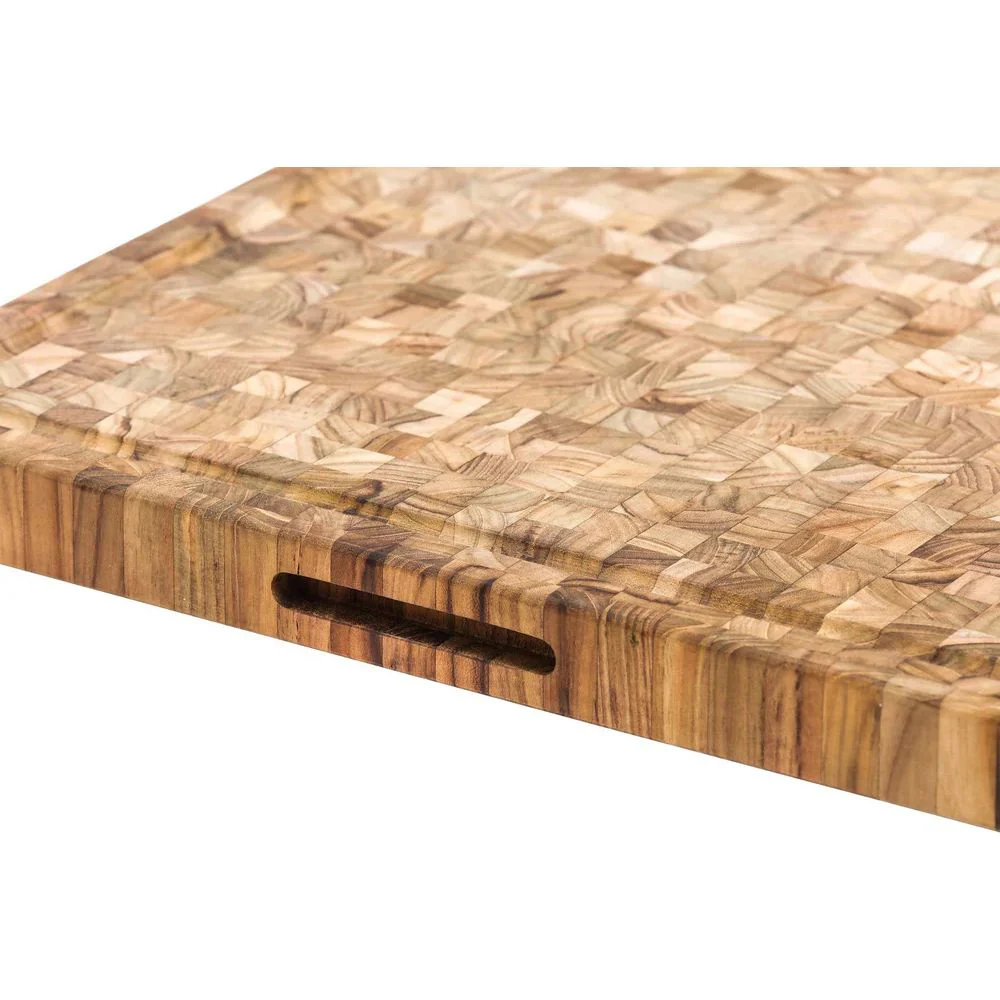 Teak Haus Butcher Block Reversible Cutting Board - Image 3