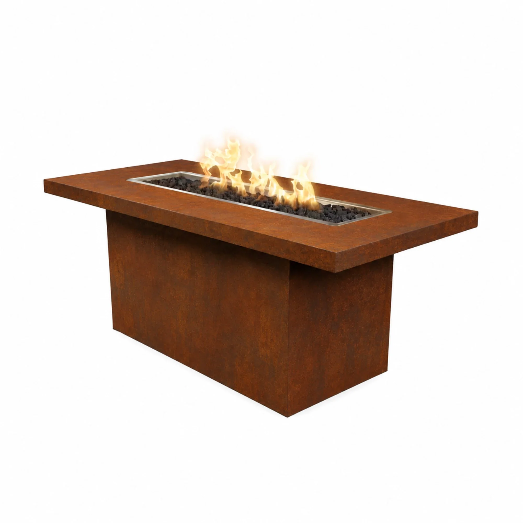 The Outdoor Plus Bella Linear Propane Gas Fire Table Metal Collection - Image 9