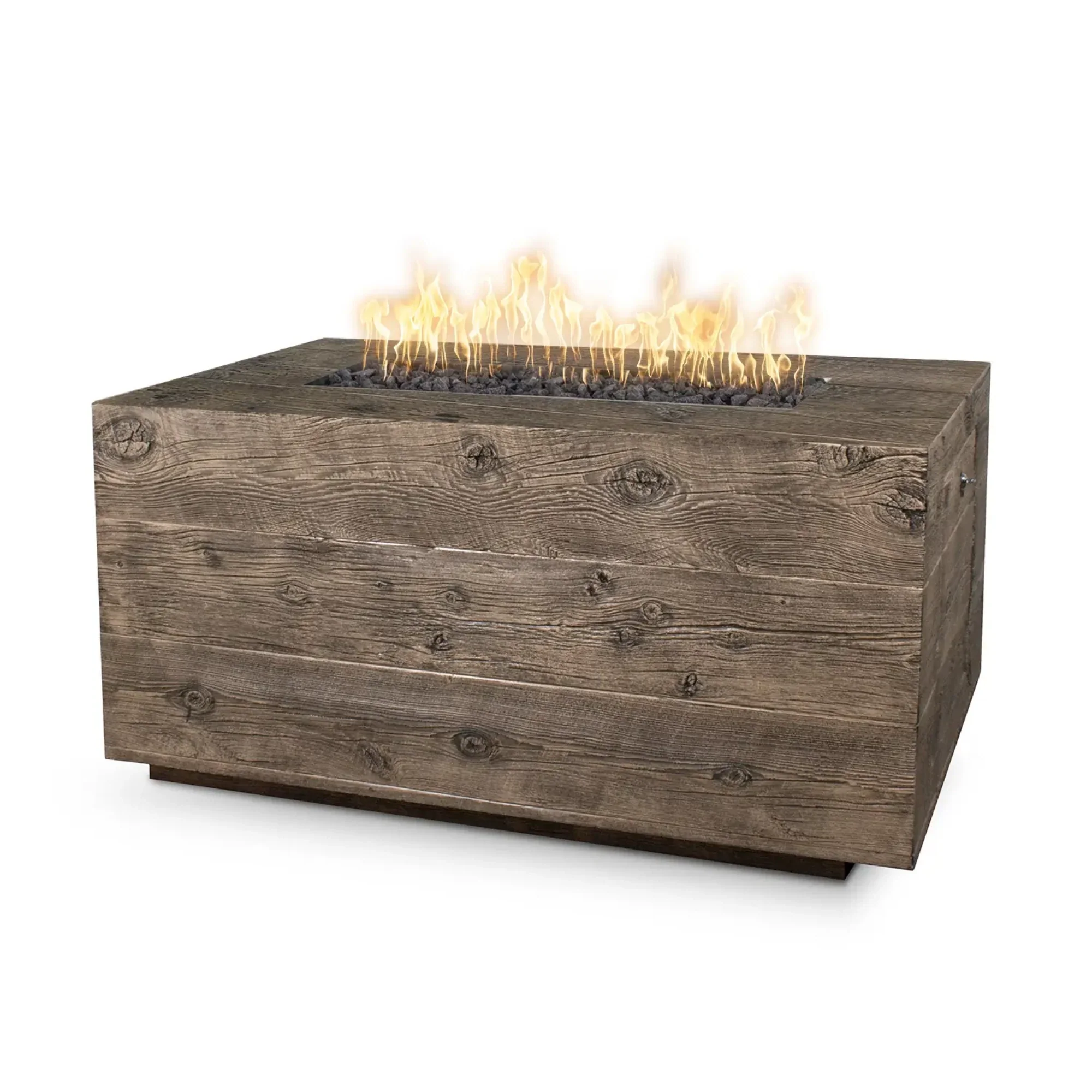 The Outdoor Plus Catalina Propane Gas Woodgrain Fire Pit - Image 3