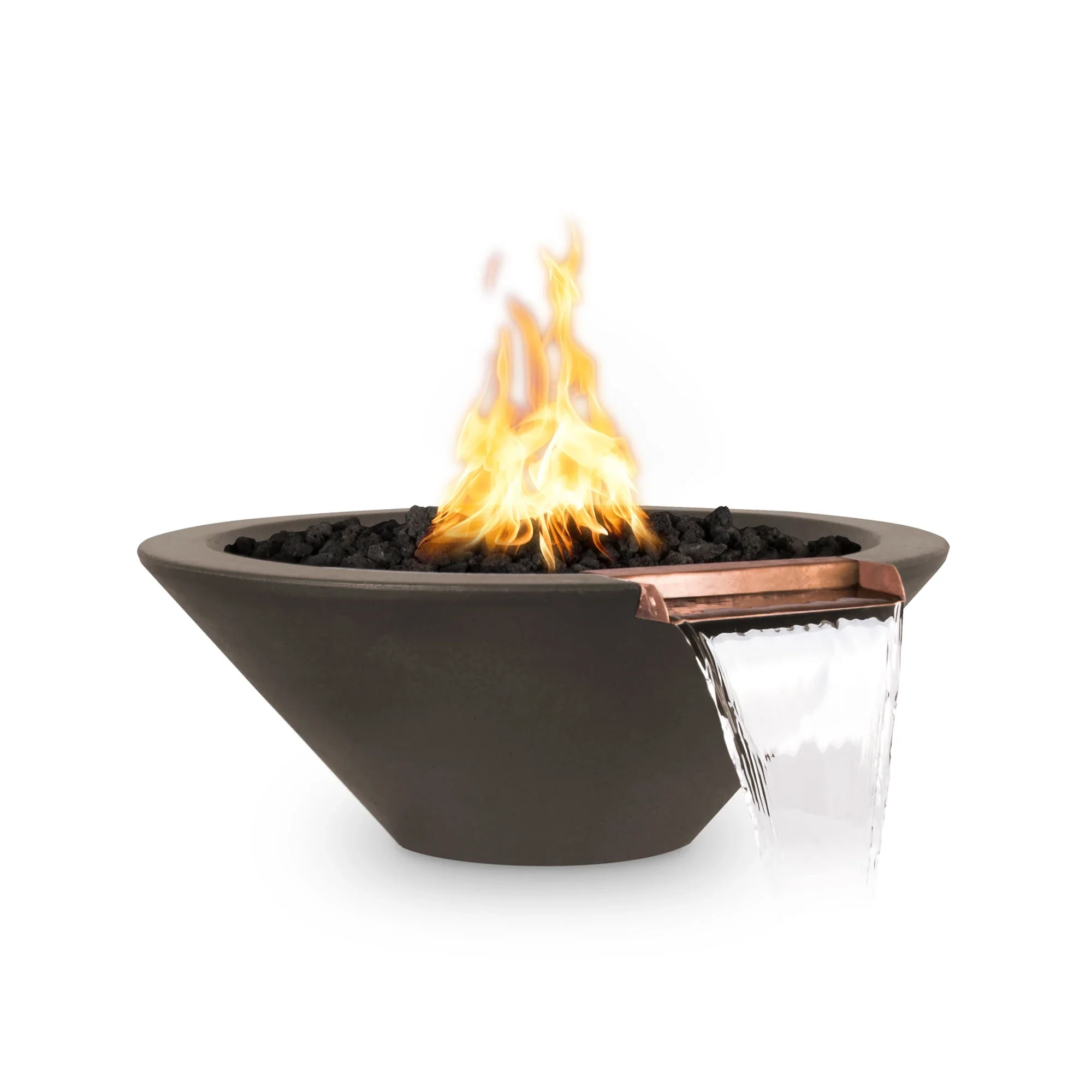 The Outdoor Plus Concrete Propane Gas Cazo Fire & Water Bowl - Image 4